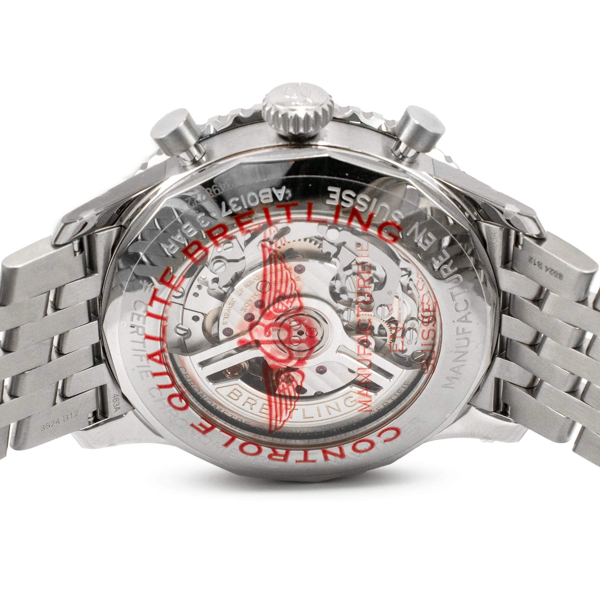 Breitling Navitimer 1 B01 46MM ab0137211c1a1 Blue Chronograph Steel Watch