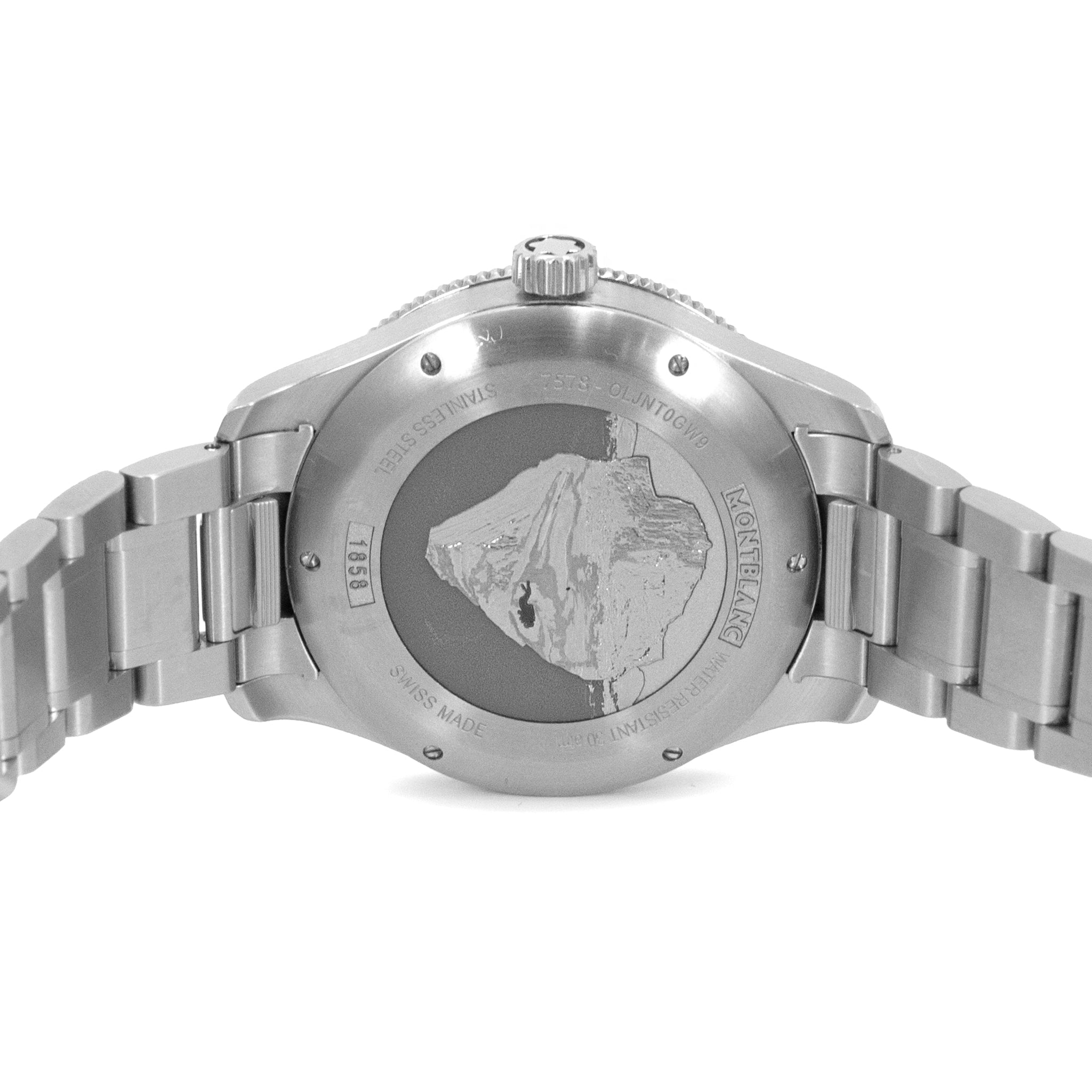 2023 Montblanc 1858 42MM 129373 Green Dial Green Bezel Steel Automatic Watch