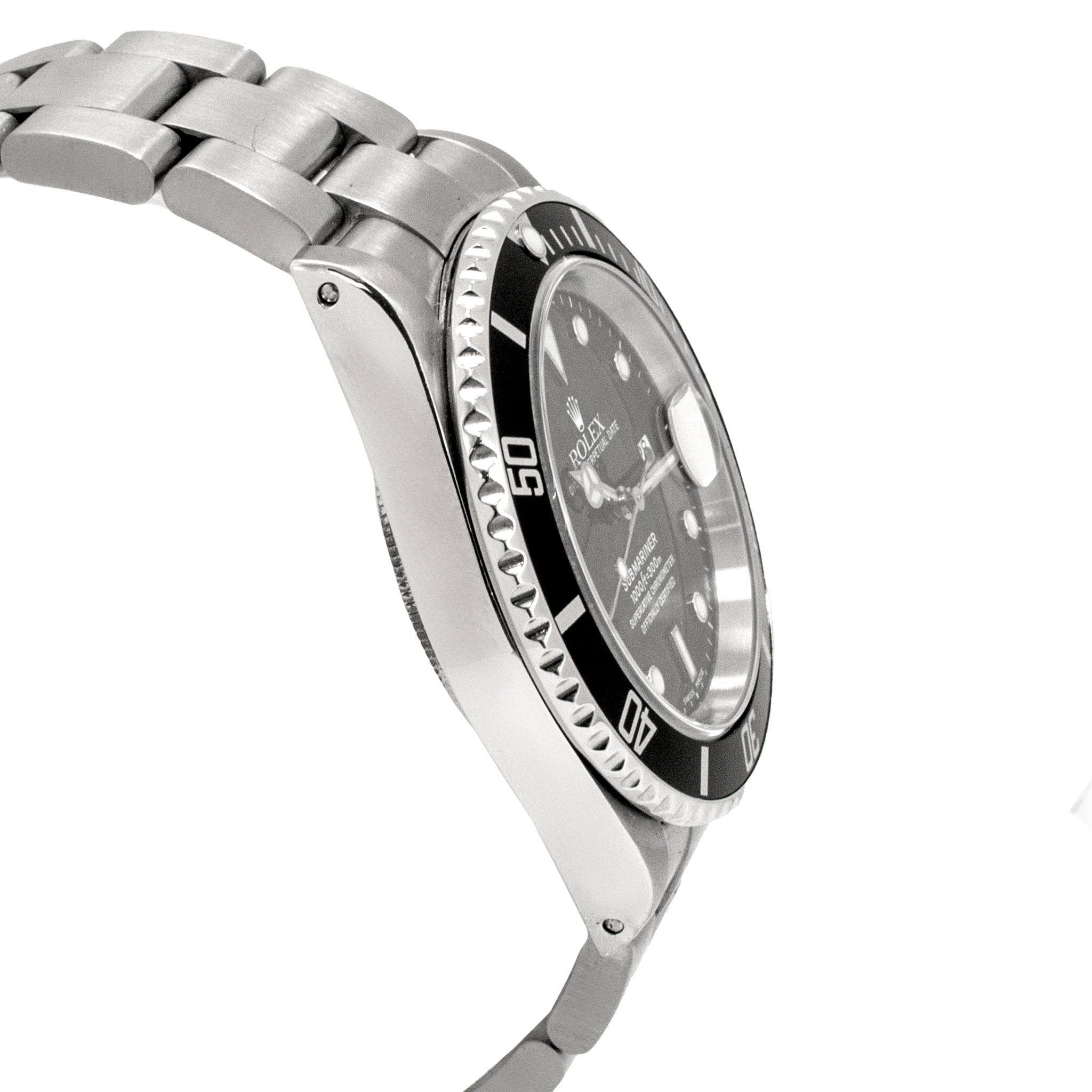 2002 Rolex Submariner Date 40MM 16610T Black Dial Oyster Stainless Steel Watch