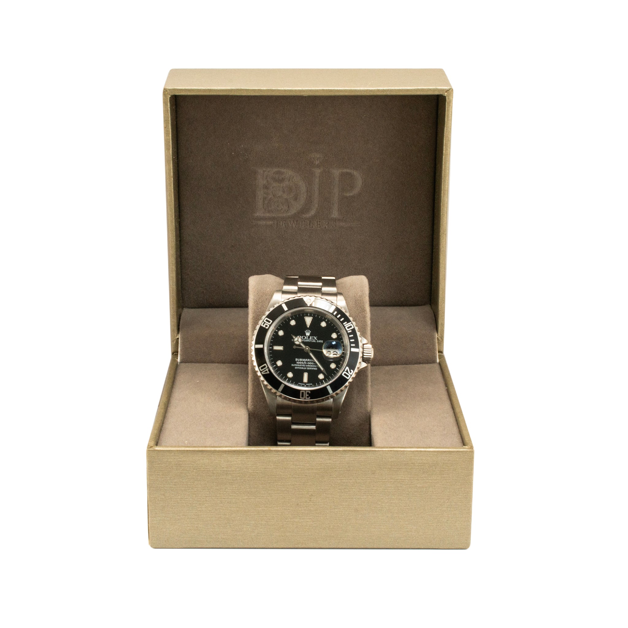 2002 Rolex Submariner Date 40MM 16610T Black Dial Oyster Stainless Steel Watch