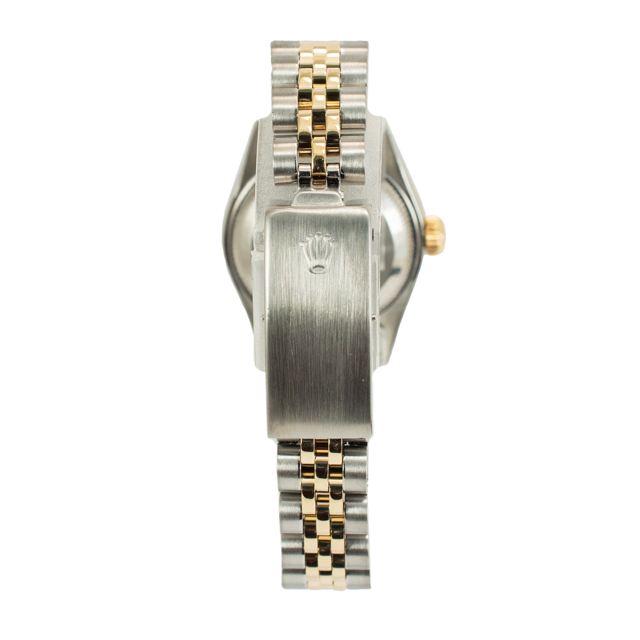 Rolex Ladies Datejust 26mm 69173 Mop Dial Diamond Bezel Jubilee Yellow Gold Steel Watch