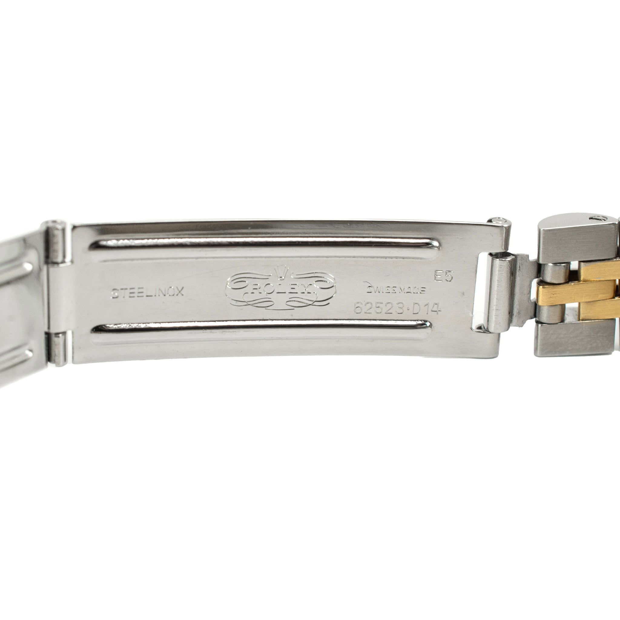 Rolex Ladies Datejust 26mm 69173 Mop Dial Diamond Bezel Jubilee Yellow Gold Steel Watch