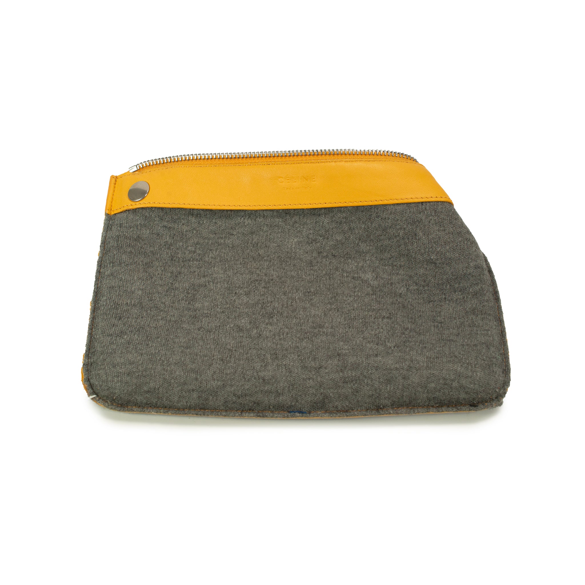 Celine Trio Neutral Multitone Colors Soft Leather Crossbody Bag