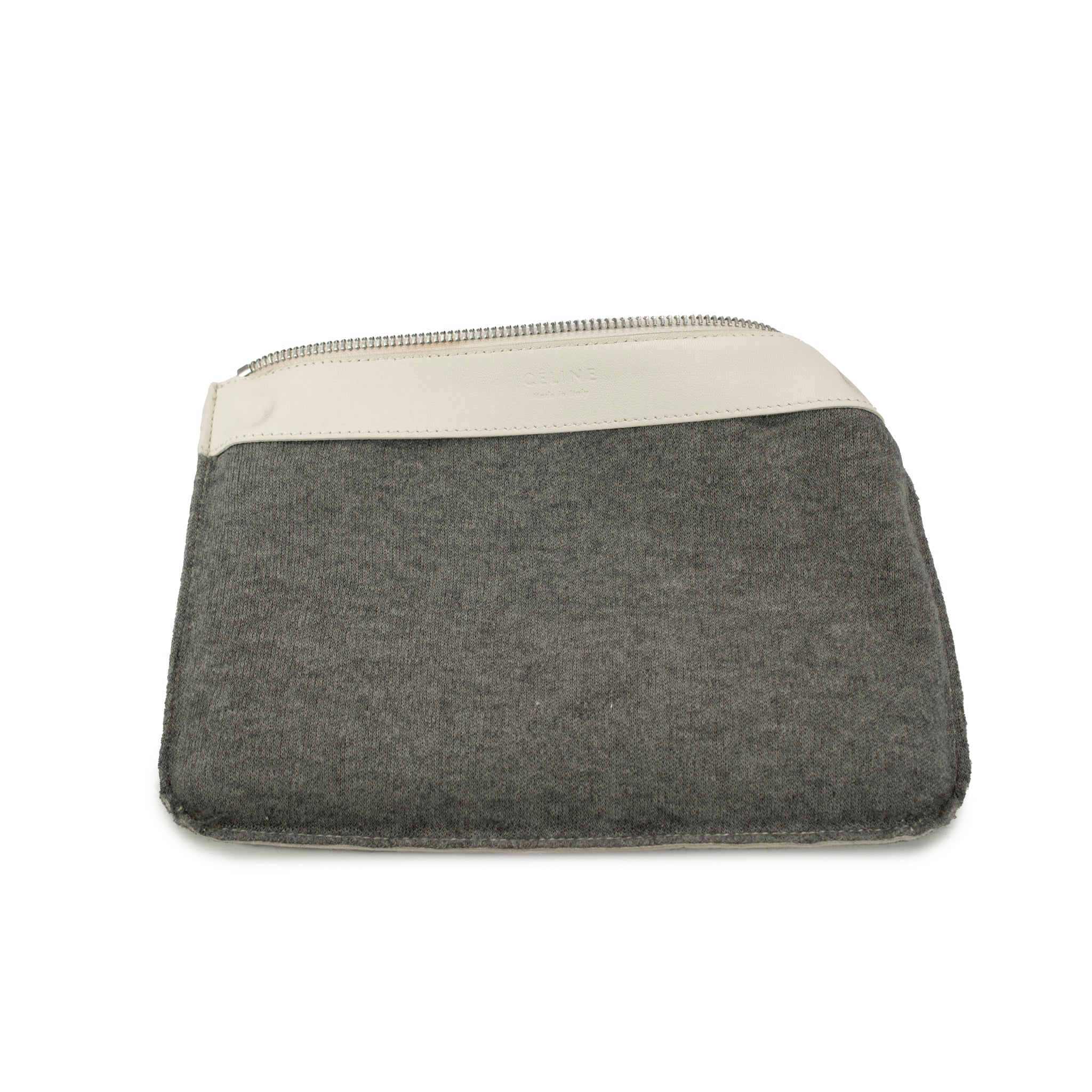 Celine Trio Neutral Multitone Colors Soft Leather Crossbody Bag