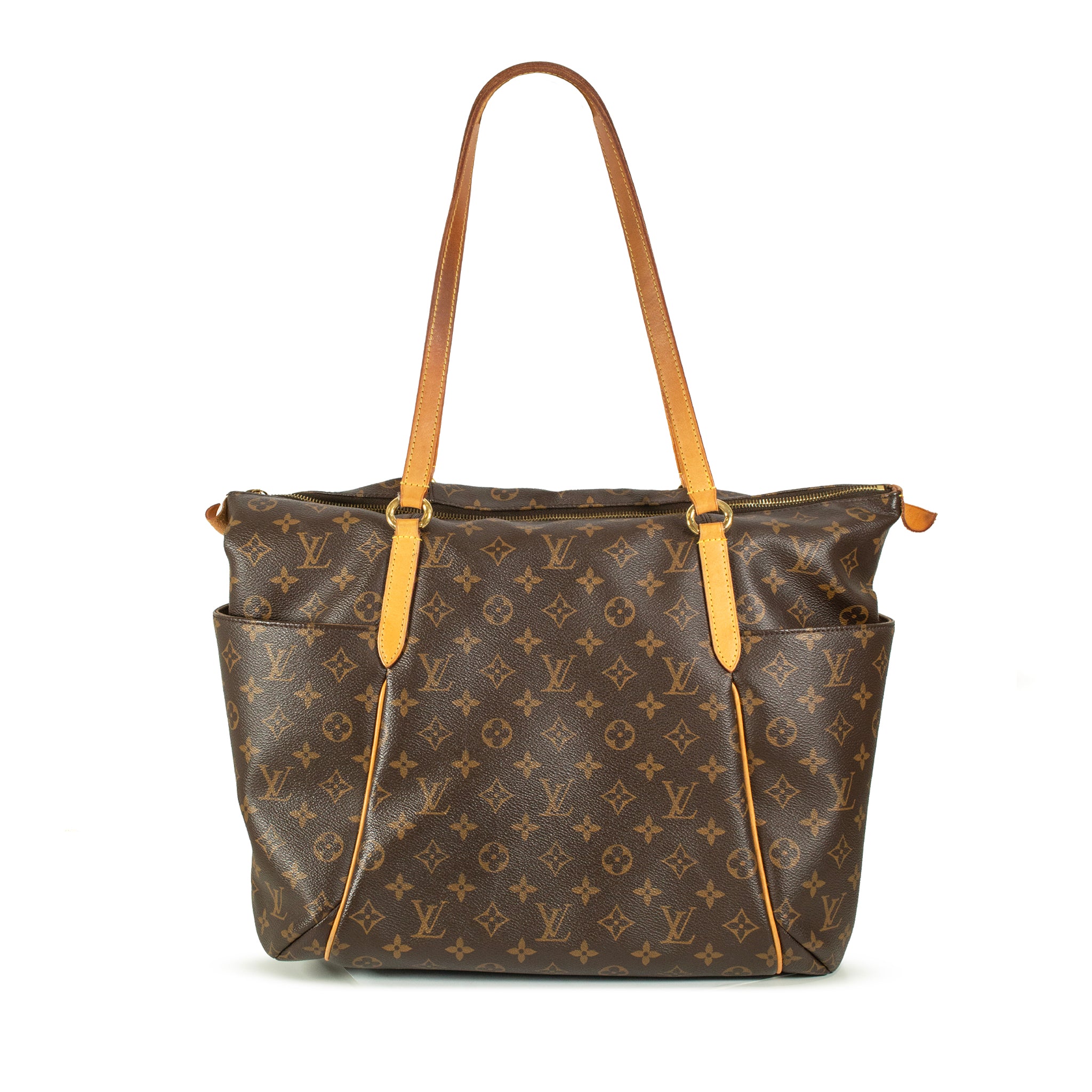 Louis Vuitton Monogram Brown Canvas M56689 Totally MM Shoulder Tote Ba