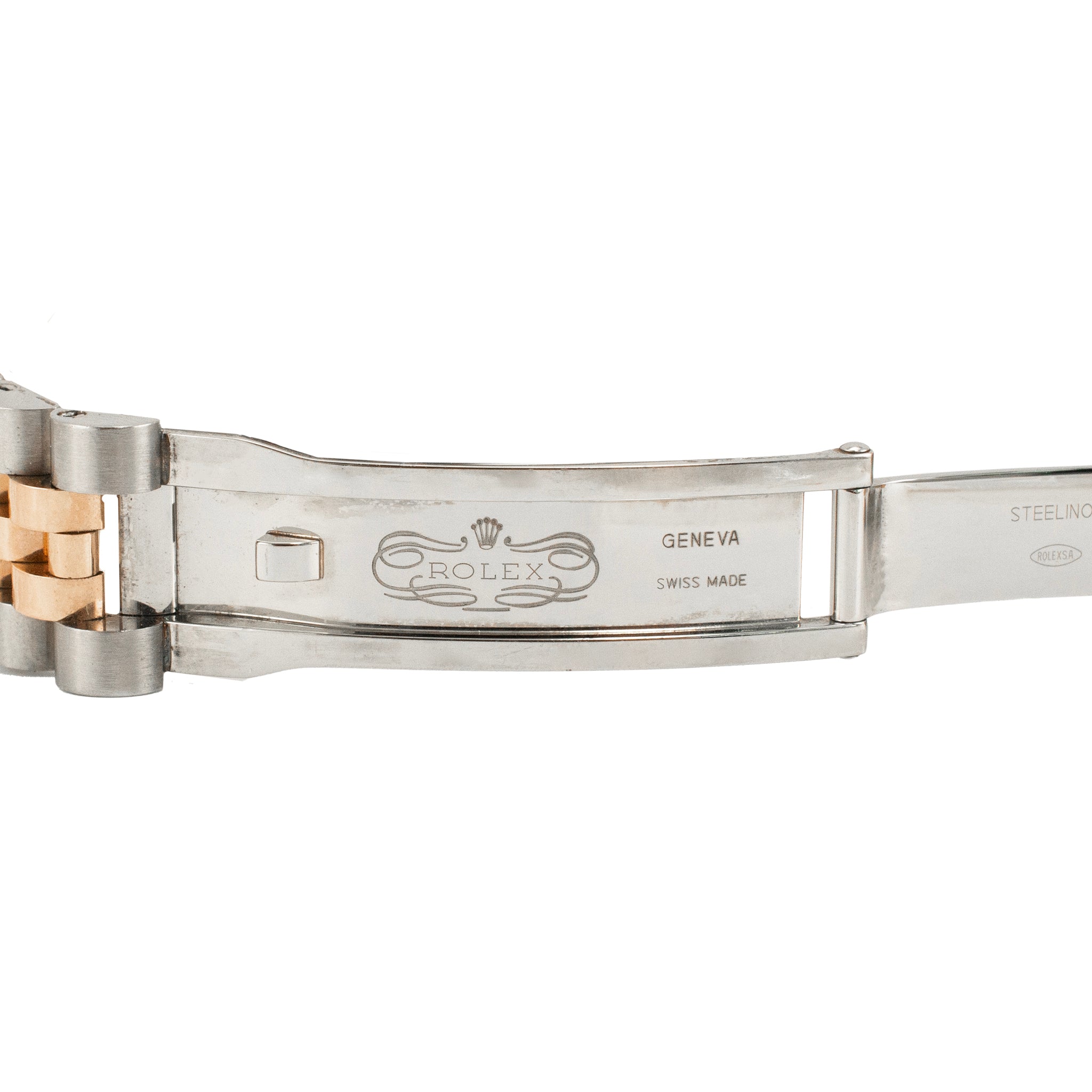 Rolex Datejust 31MM 178271 Purple Roman Pave Diamond Jubilee Gold Steel Watch