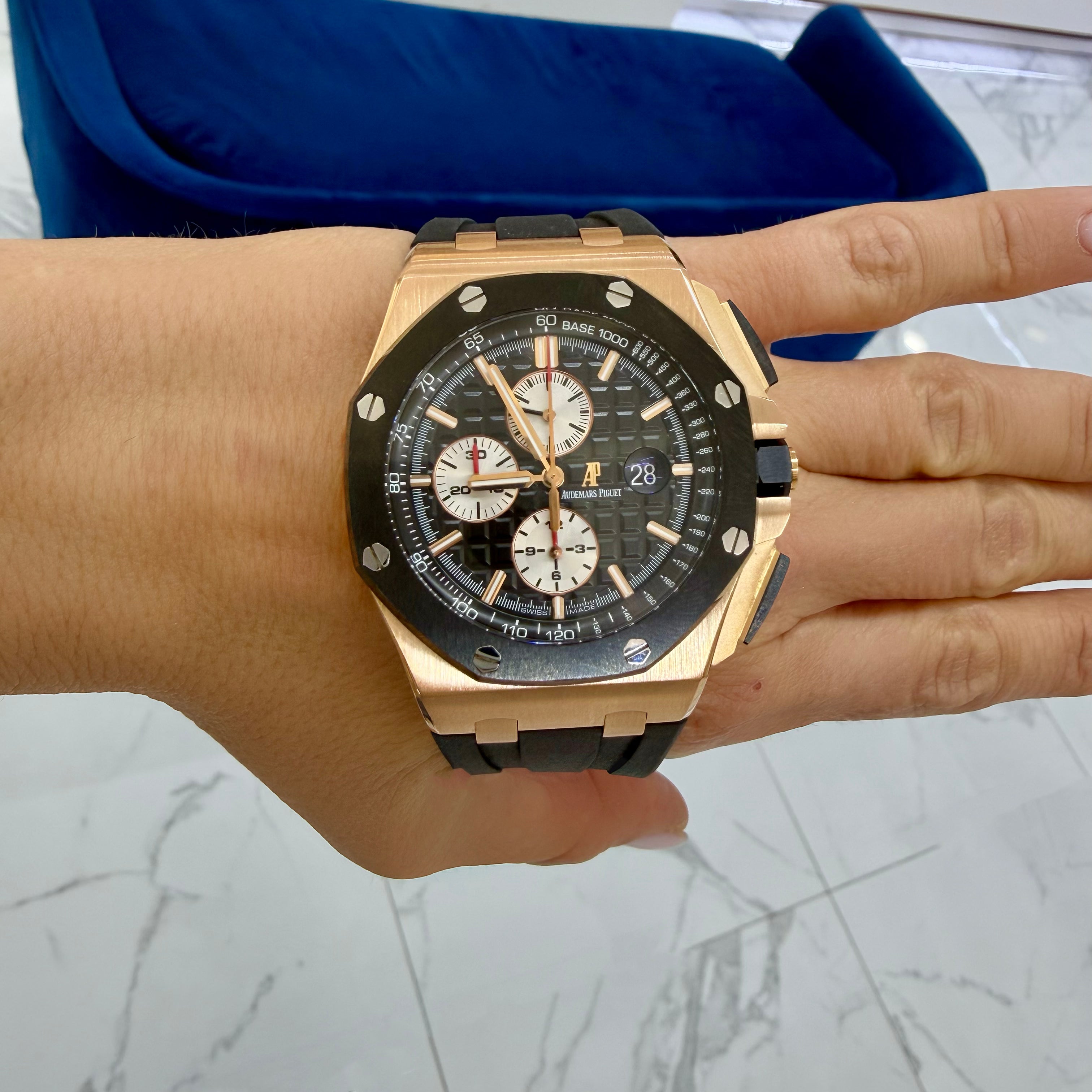 Audemars Piguet Royal Oak Offshore 44MM 26400RO Chronograph 18K Rose Gold Watch