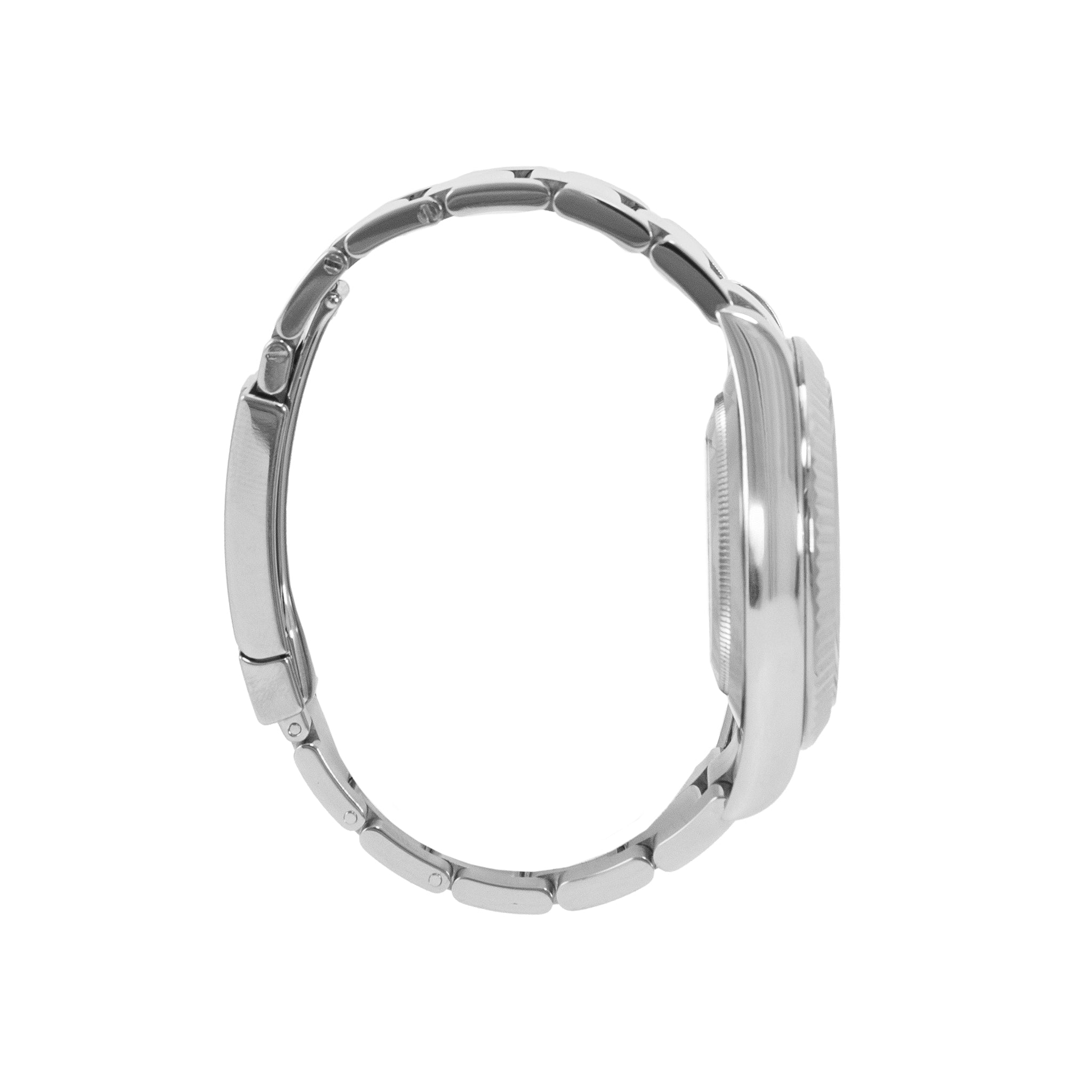 Rolex Datejust 41MM 116334 Fluted Oyster Silver Diamond Dial Steel Watch