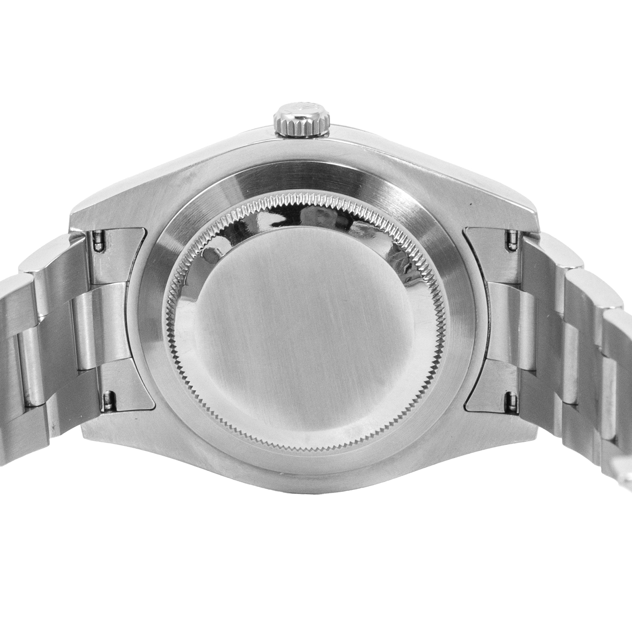 Rolex Datejust 41MM 116334 Fluted Oyster Silver Diamond Dial Steel Watch