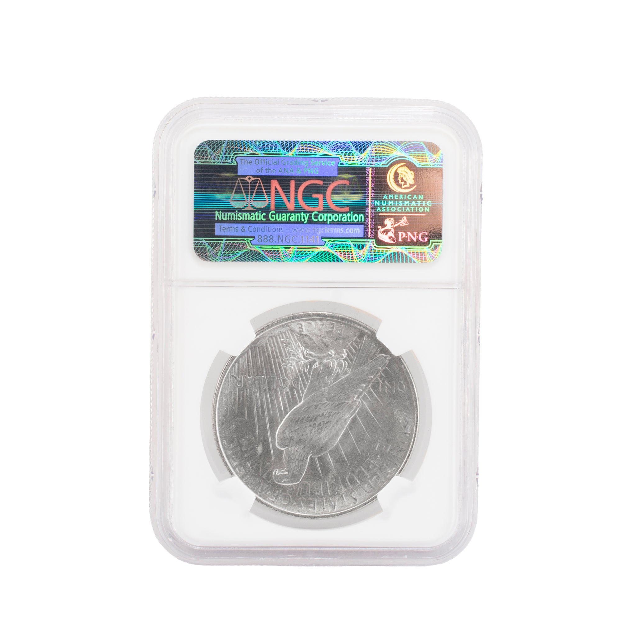 1924 Ngc MS64 Silver $1 Peace Liberty Coin