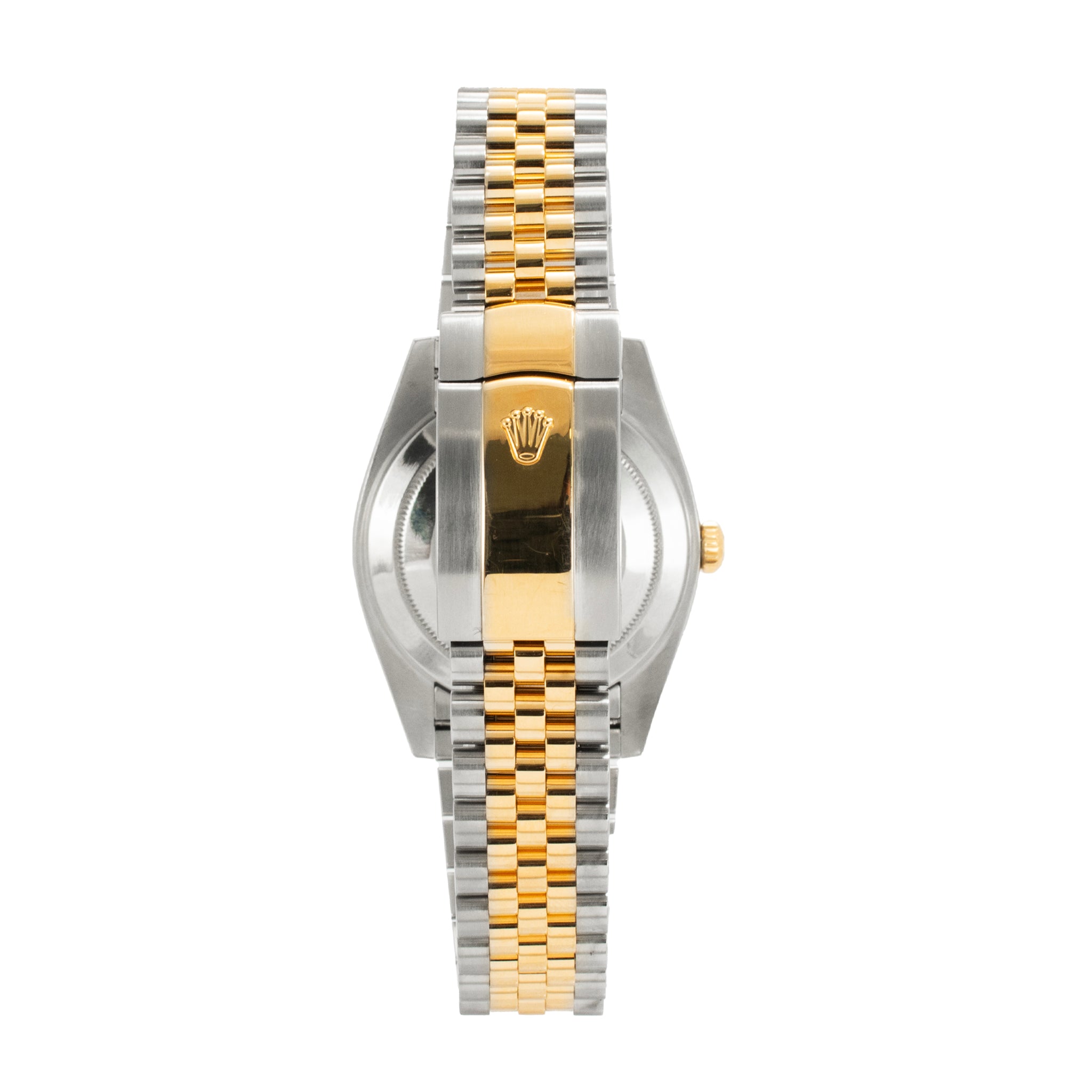 2024 Rolex Datejust 41MM 126333 Black Stick Dial Fluted Jubilee Gold Steel Watch