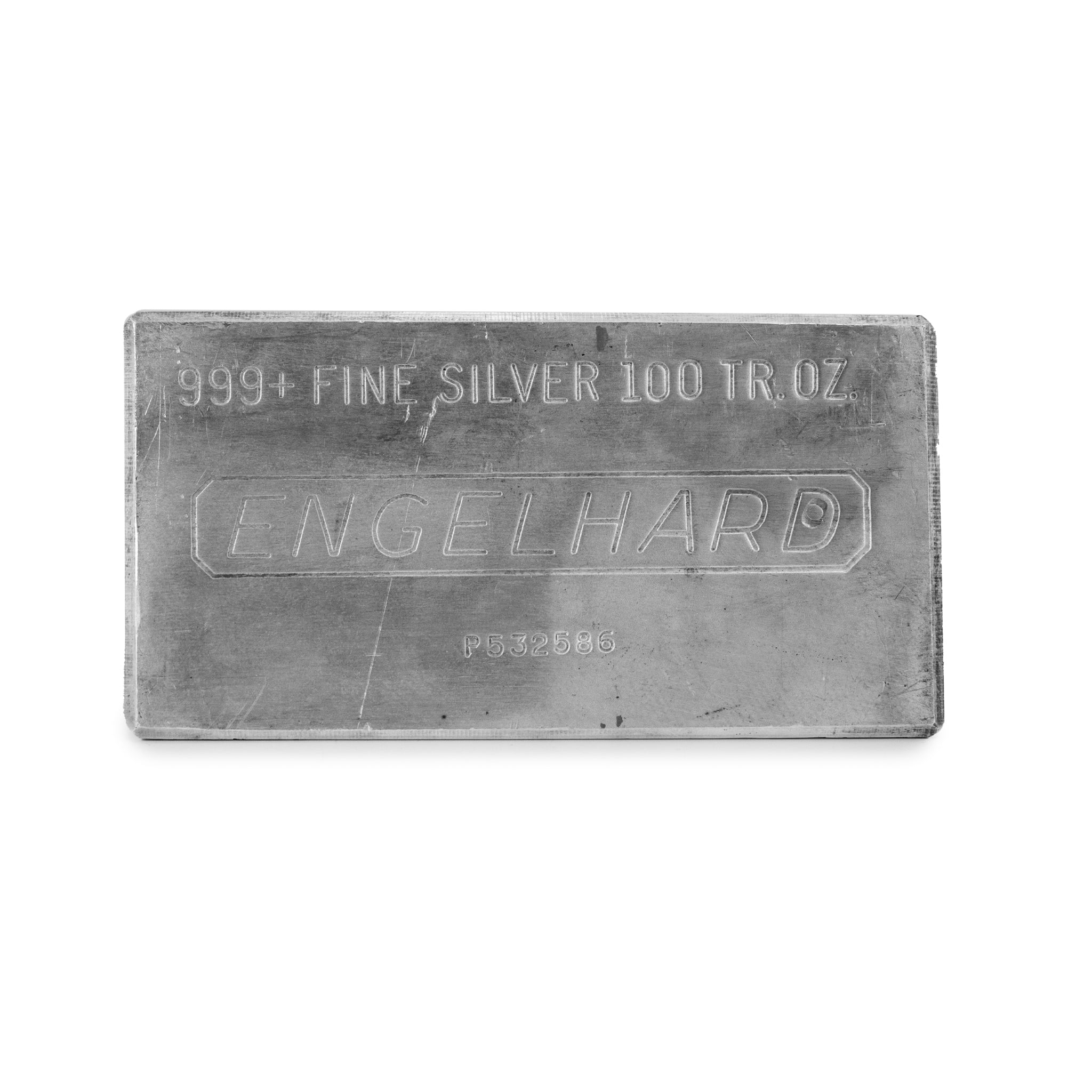 Engelhard 999 Fine Silver 100 Oz Bar Bullion