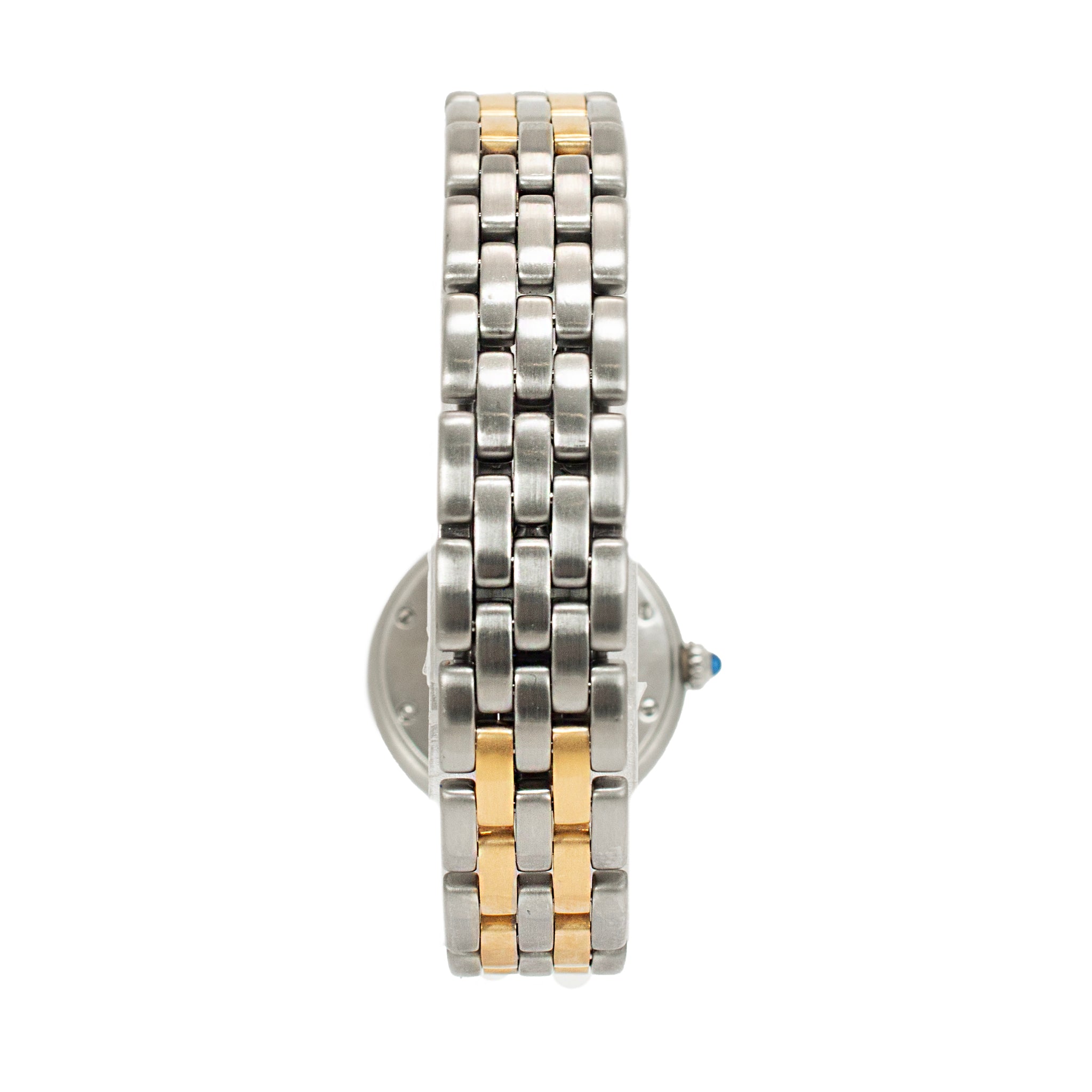 Vintage Ladies Cartier Panthere Vendome 24MM 166920 Two Row Gold & Steel Watch