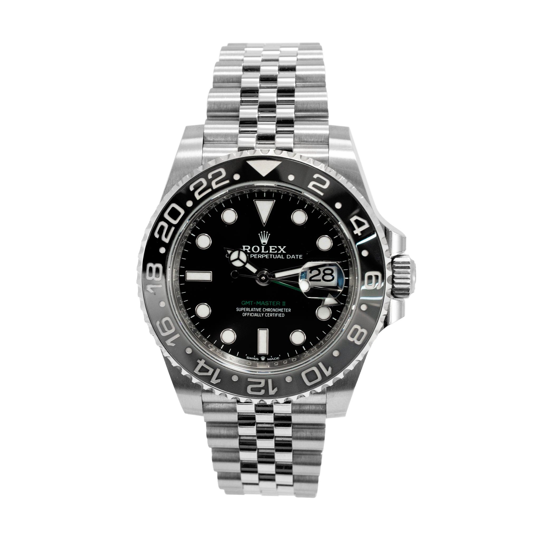 2025 Rolex Gmt-Master II 40MM 126710GRNR Bruce Wayne Jubilee Steel Watch