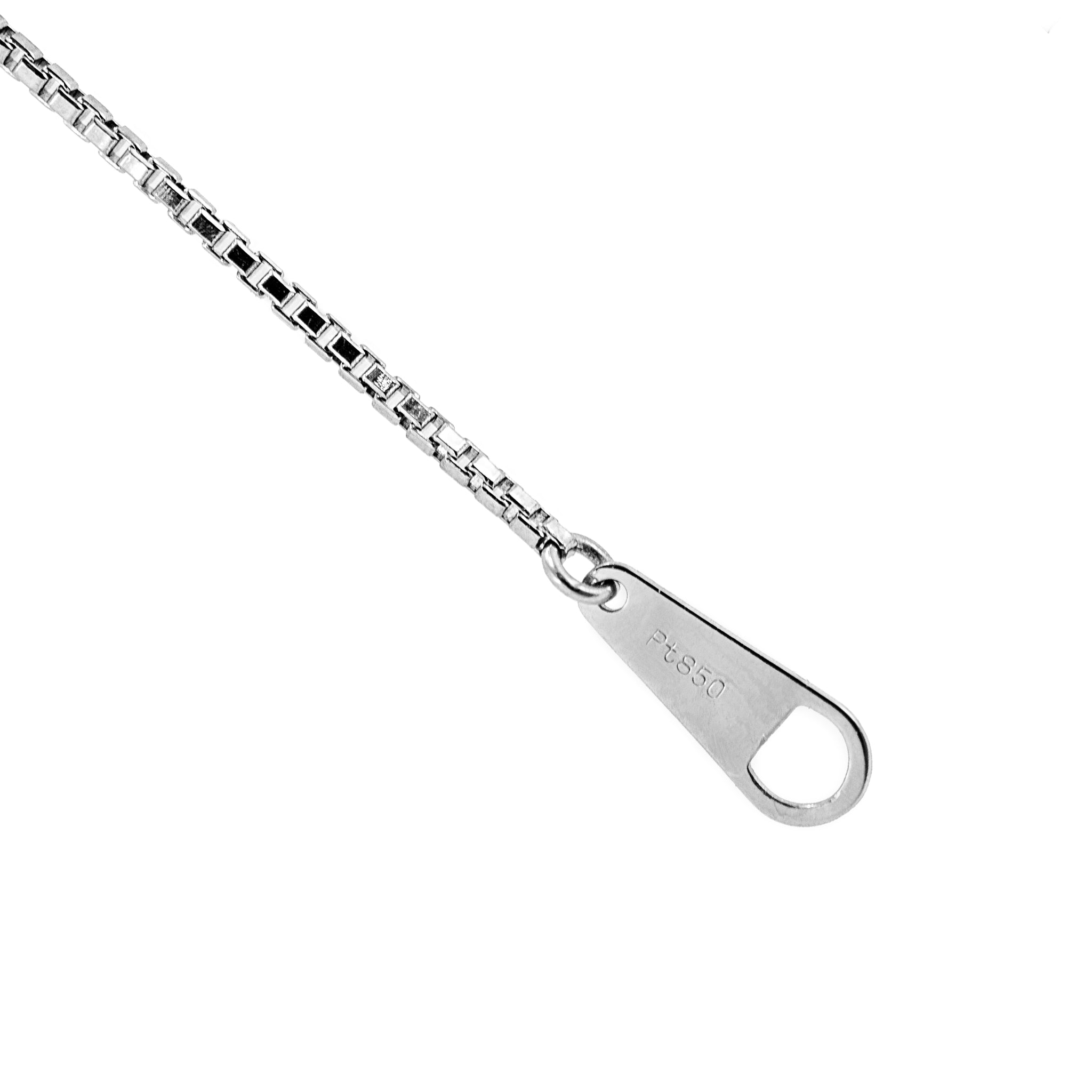 Platinum 0.96ct Round Chocolate Champagne Diamond Solitaire Pendant Necklace