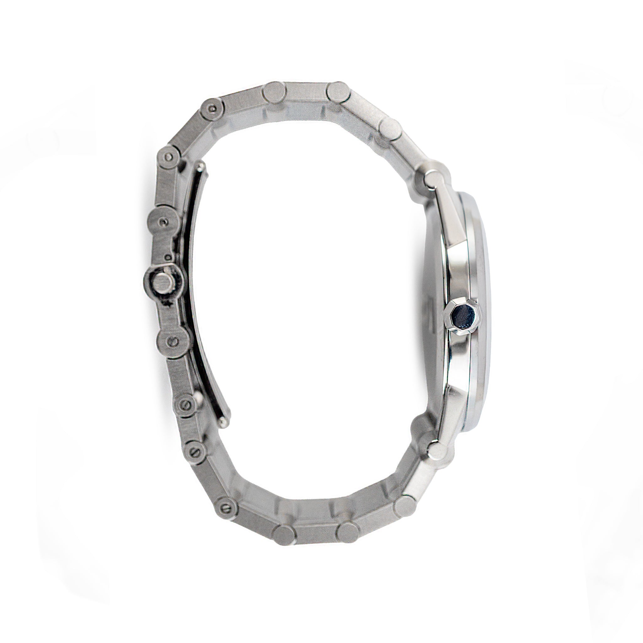 Movado Vizio 34MM 0605808 Black Onyx Stainless Steel Quartz Watch