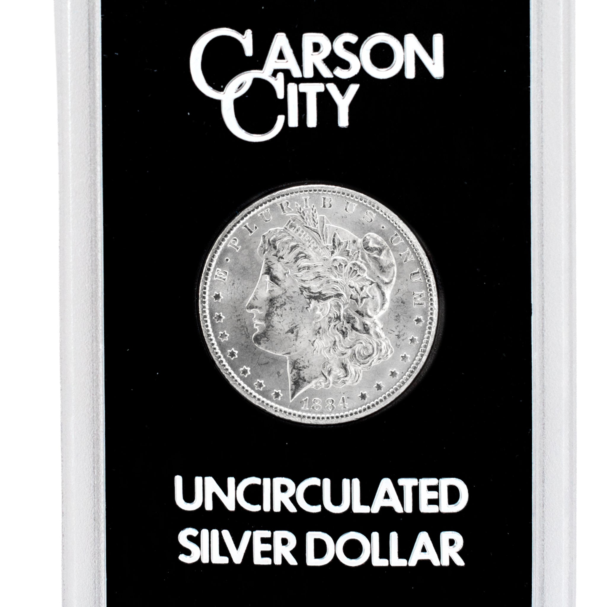 1884 CC Cason City GSA Uncirculated Morgan Silver Dollar Coin Bullion