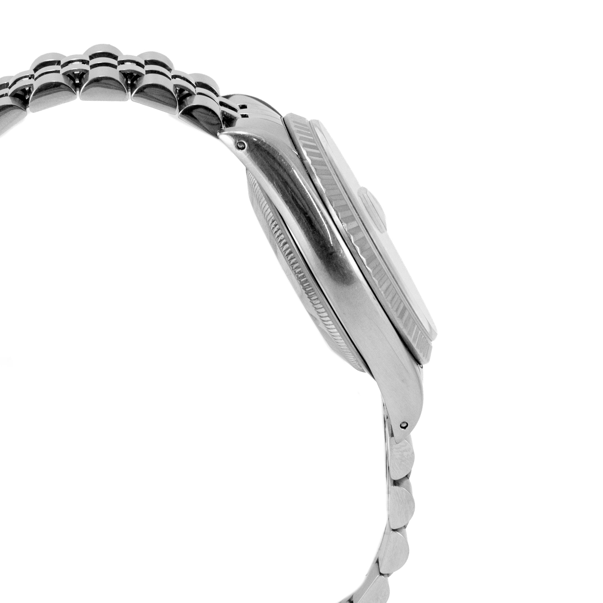 Rolex Datejust 36MM 16234 Green Diamond Dial Jubilee Fluted Steel Watch