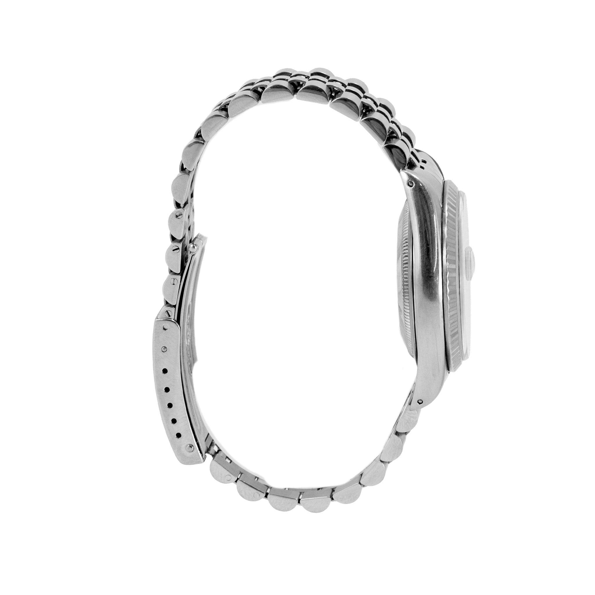 Rolex Datejust 36MM 16234 Green Diamond Dial Jubilee Fluted Steel Watch