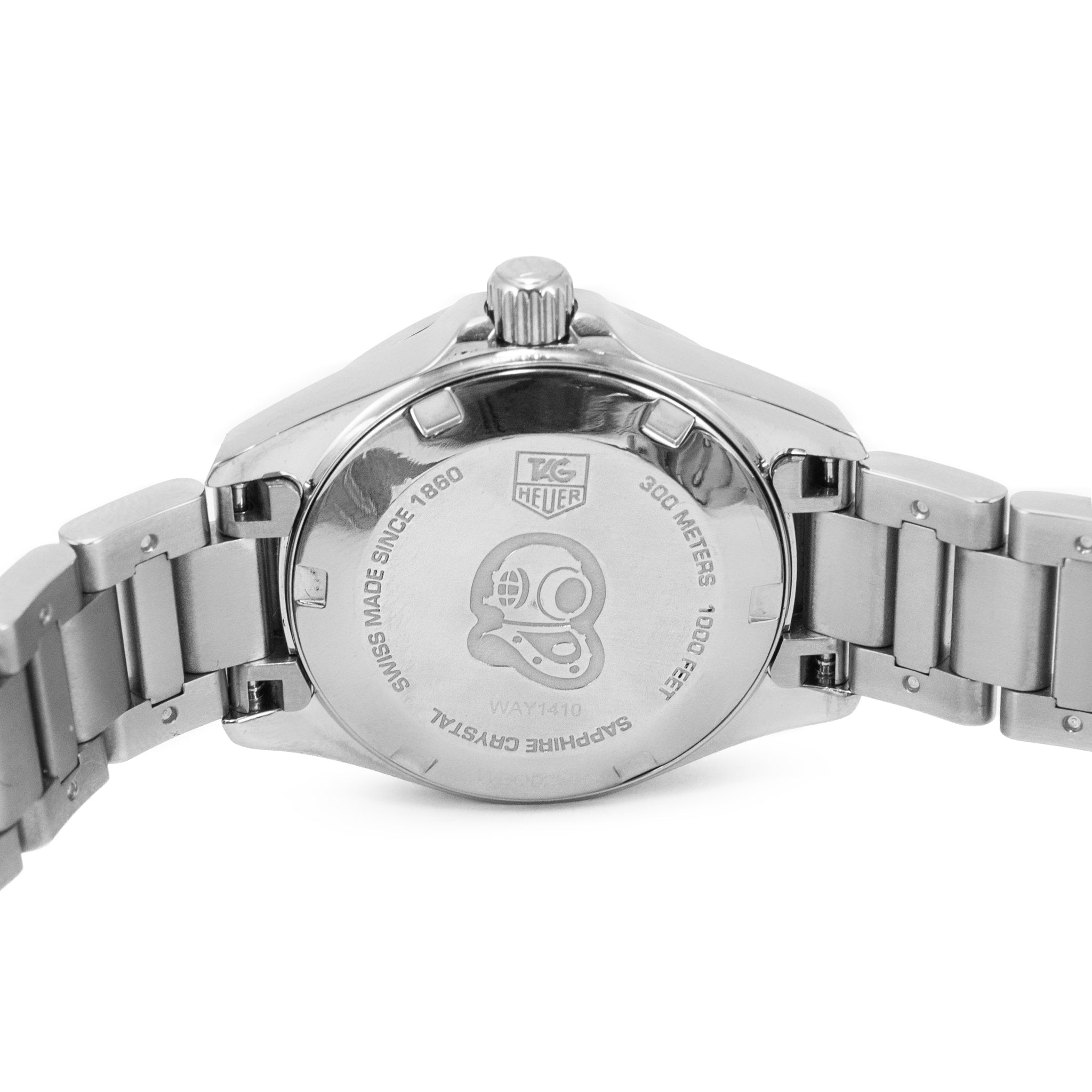 Ladies Tag Heuer Aquaracer 27MM way1410.ba0920 Black Dial Steel Quartz Watch