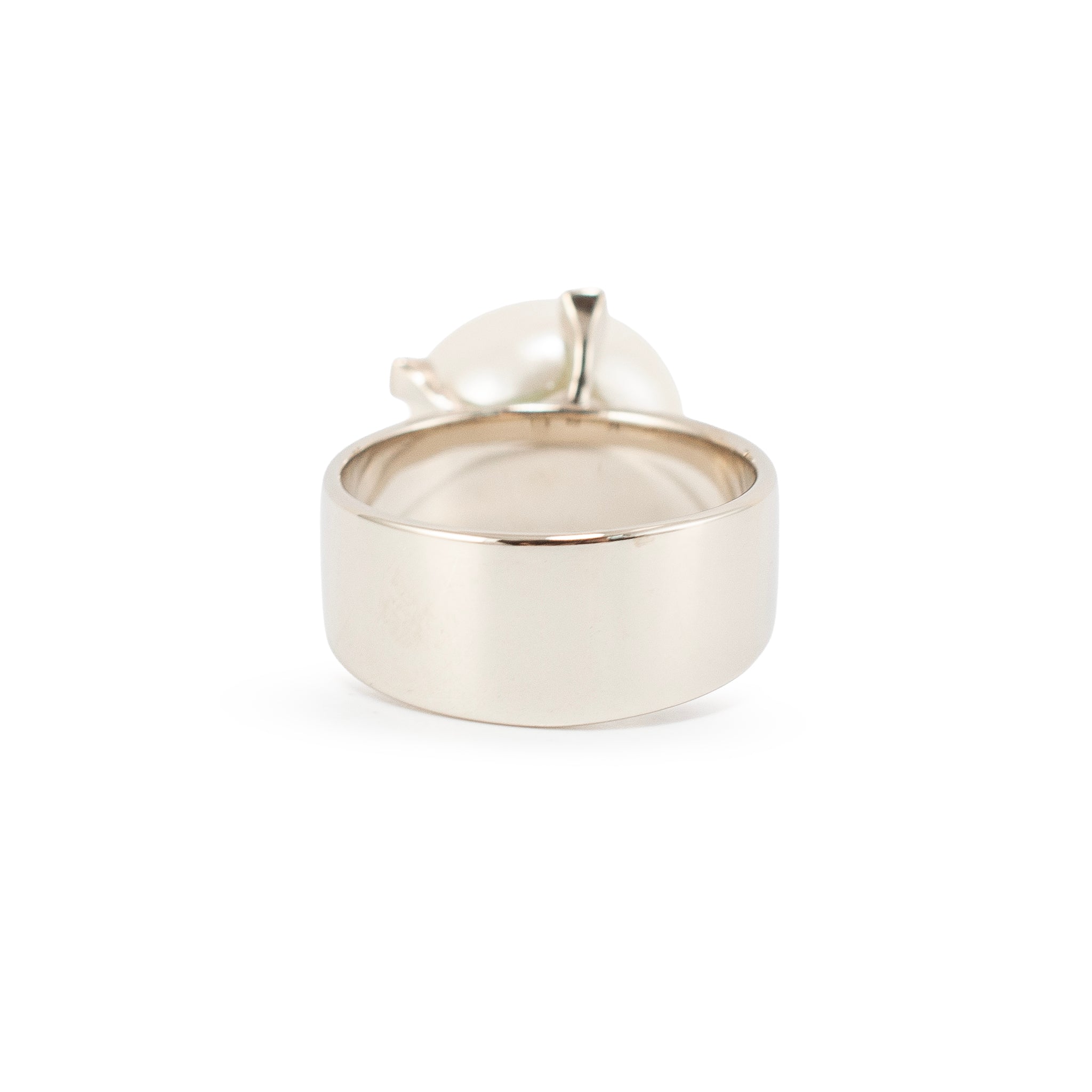 H.Stern Pérolas 18K Noble Gold Rose Pink Gold Diamond Pearl Cocktail Ring