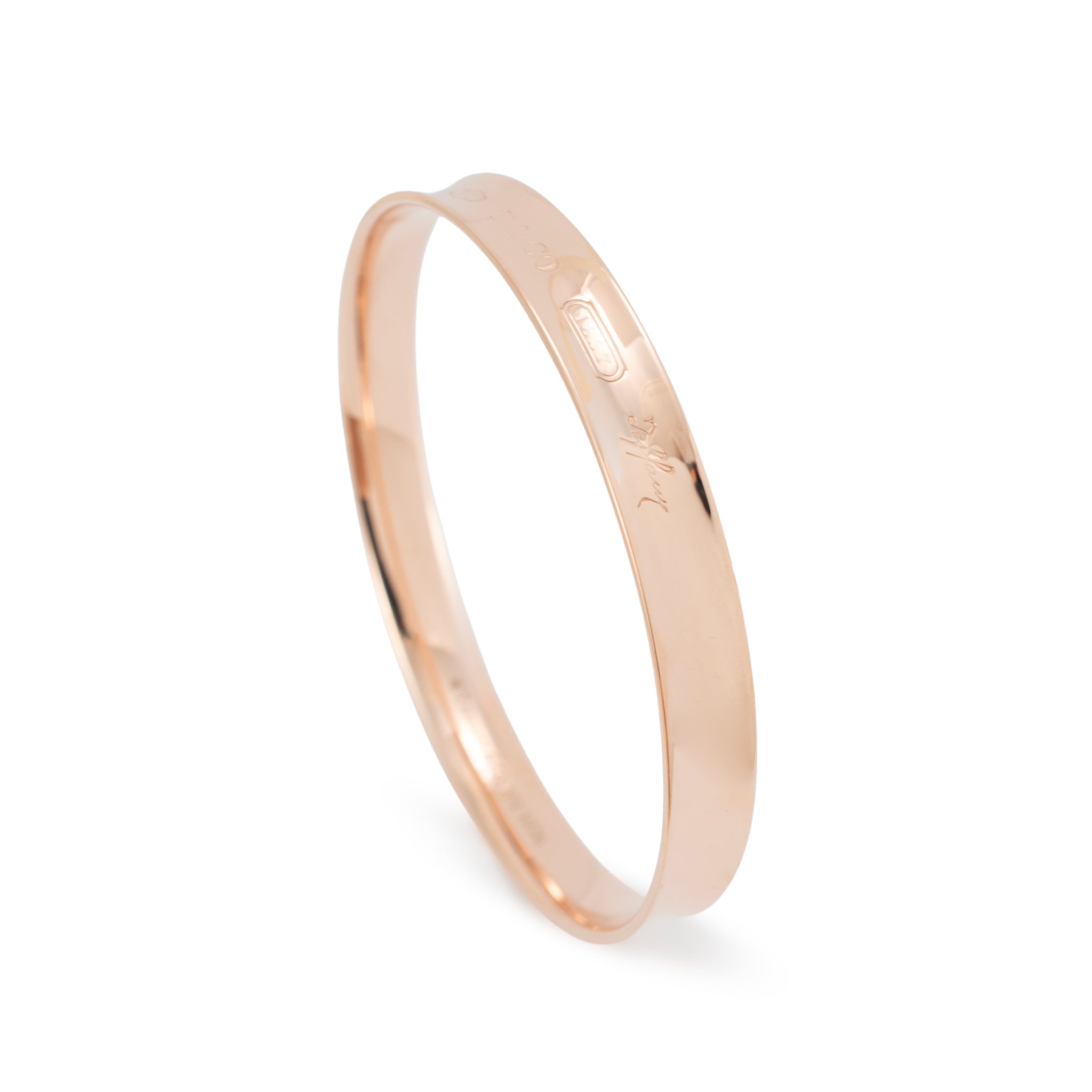 Tiffany & Co 1837 Rubedo Metal Polished Bangle Bracelet