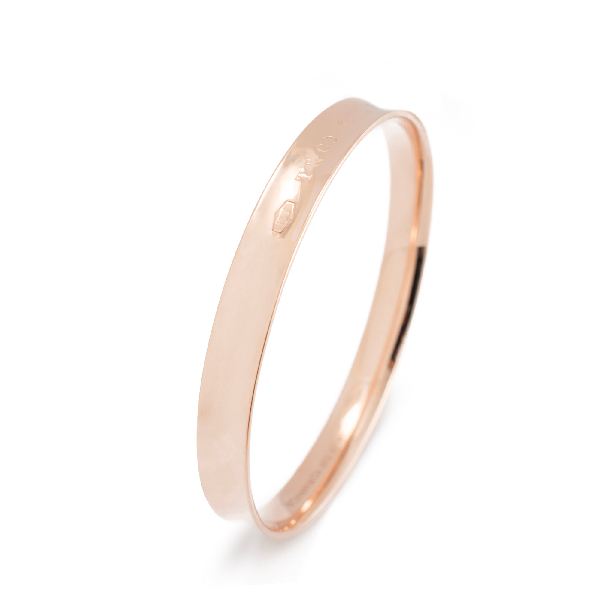 Tiffany & Co 1837 Rubedo Metal Polished Bangle Bracelet