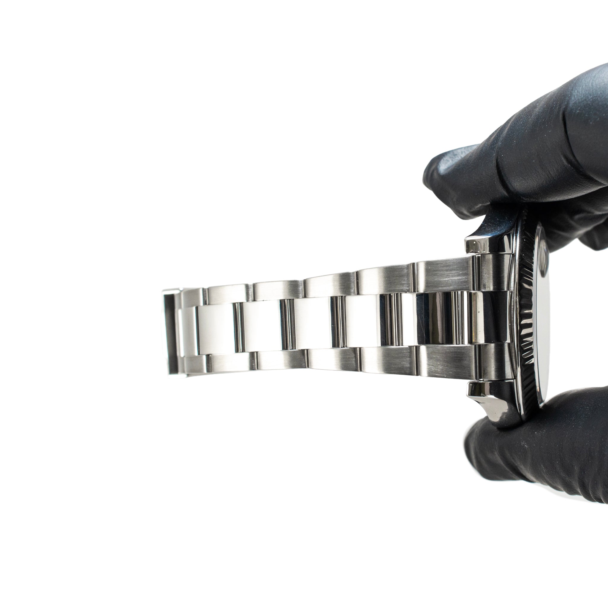 Rolex Datejust 41MM 116334 Fluted Oyster Silver Diamond Dial Steel Watch