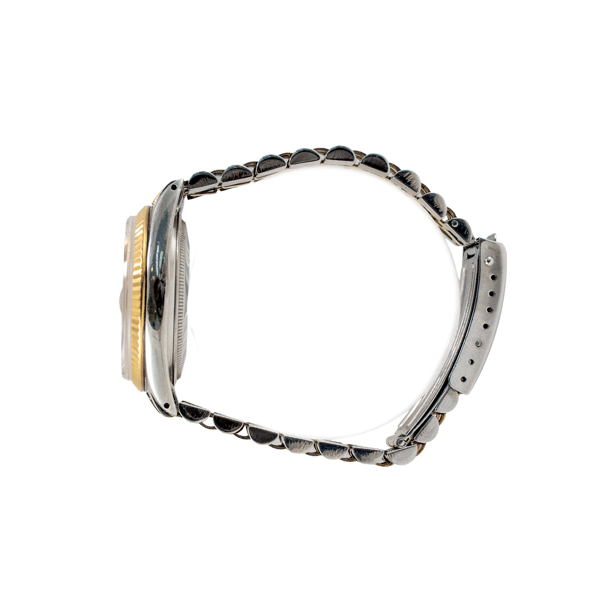 Rolex Datejust 36MM 1601 Champaign Diamond Dial Jubilee Gold Steel Watch