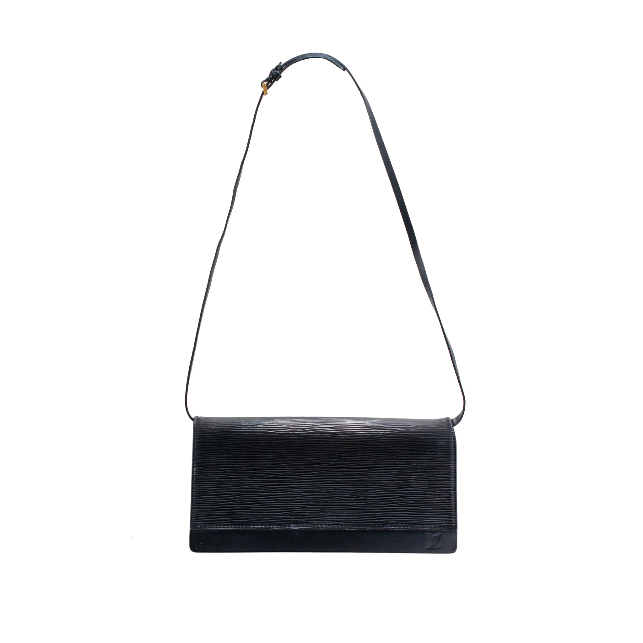 Louis Vuitton Black Epi Leather M53732 Honfleur Noir Convertible Baguette Bag