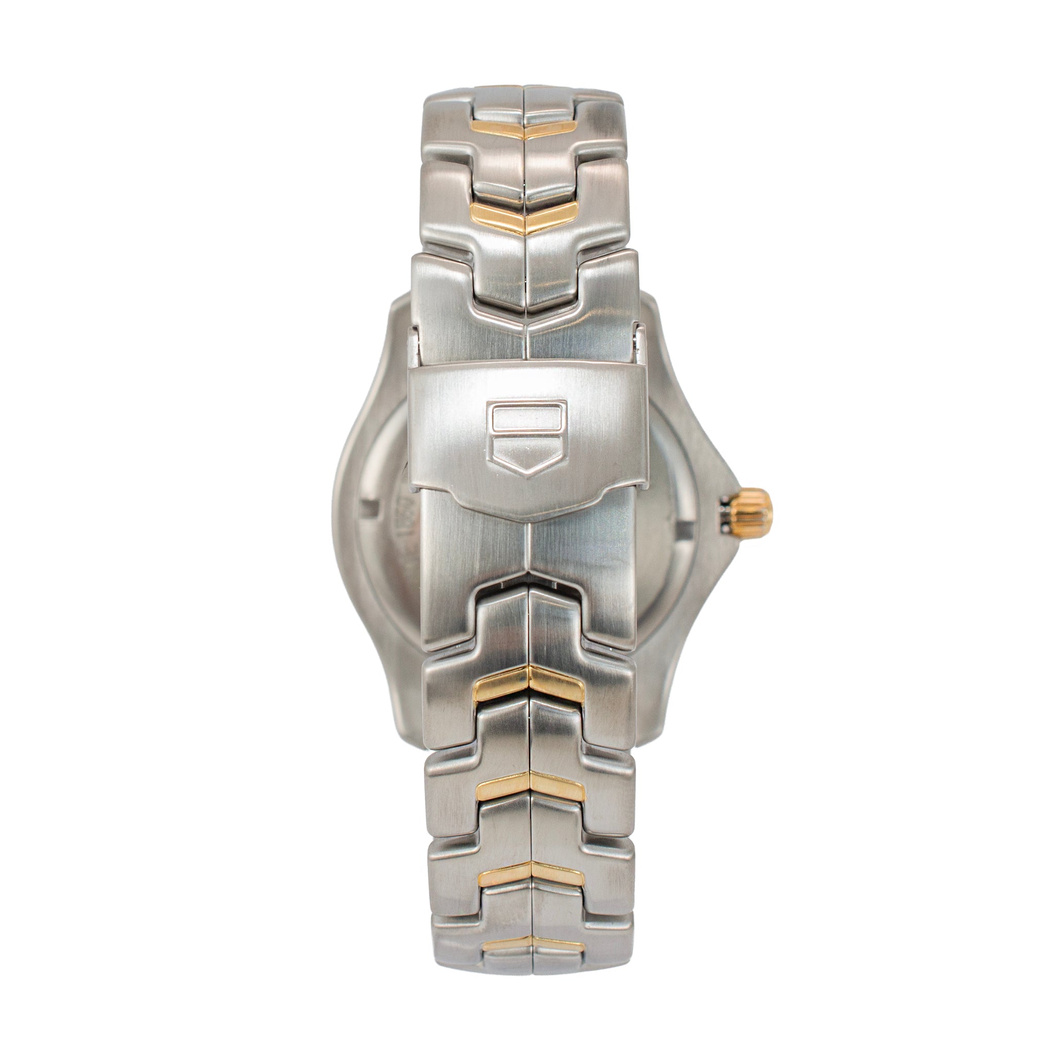 Tag Heuer Link 39MM WJF1153 Mop Diamond Dial Two Tone Gold Steel Quartz Watch