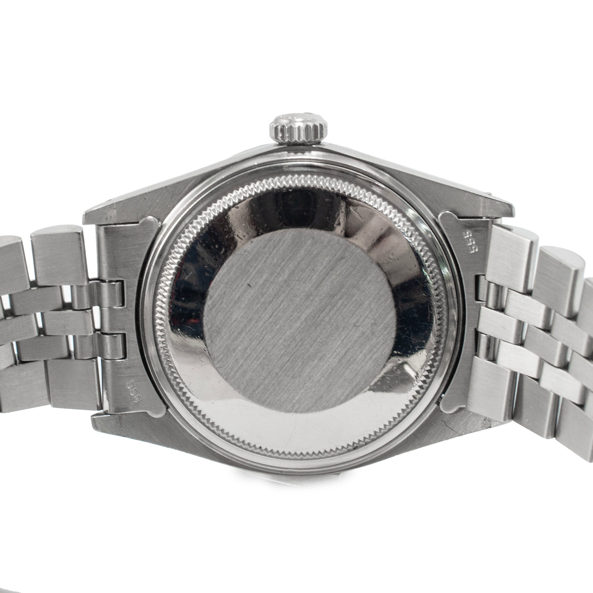 Rolex Datejust 36MM 16030 Blue Diamond Dial Jubilee Fluted Steel Watch