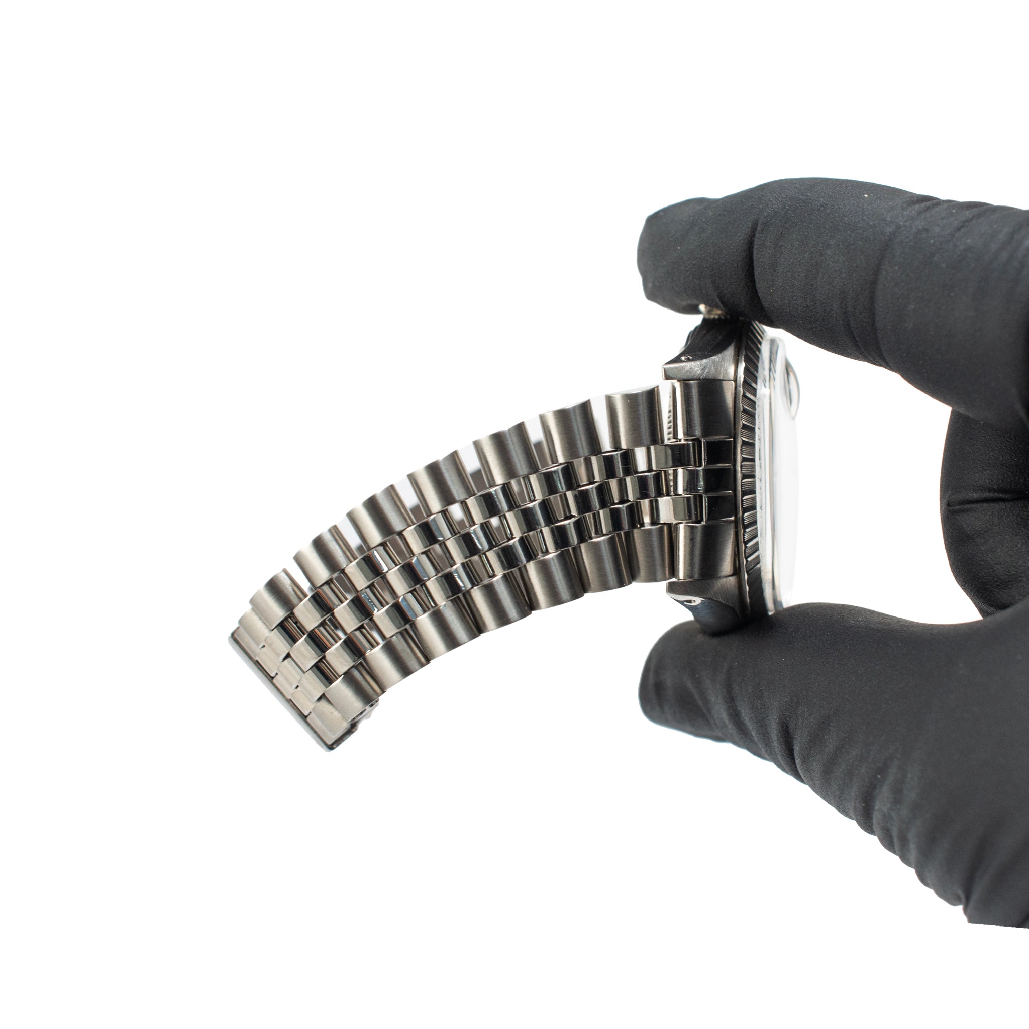 Rolex Datejust 36MM 16030 Blue Diamond Dial Jubilee Fluted Steel Watch