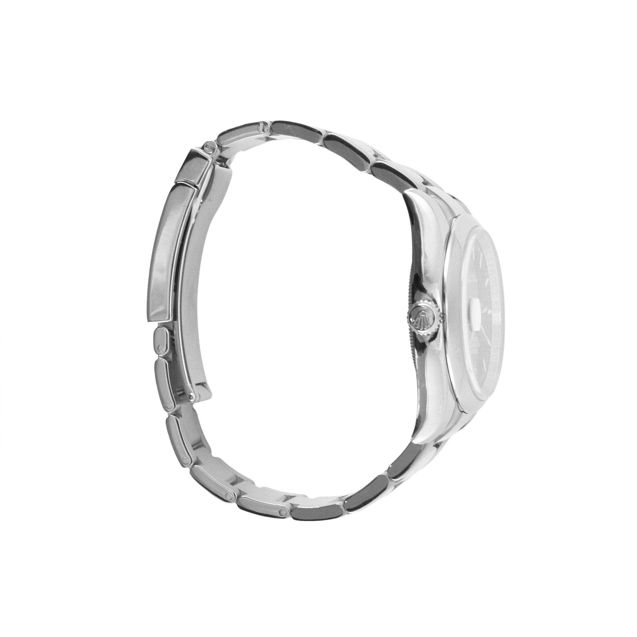 Rolex Datejust 36MM 116200 Black & Red Roulette Oyster Smooth Steel Watch