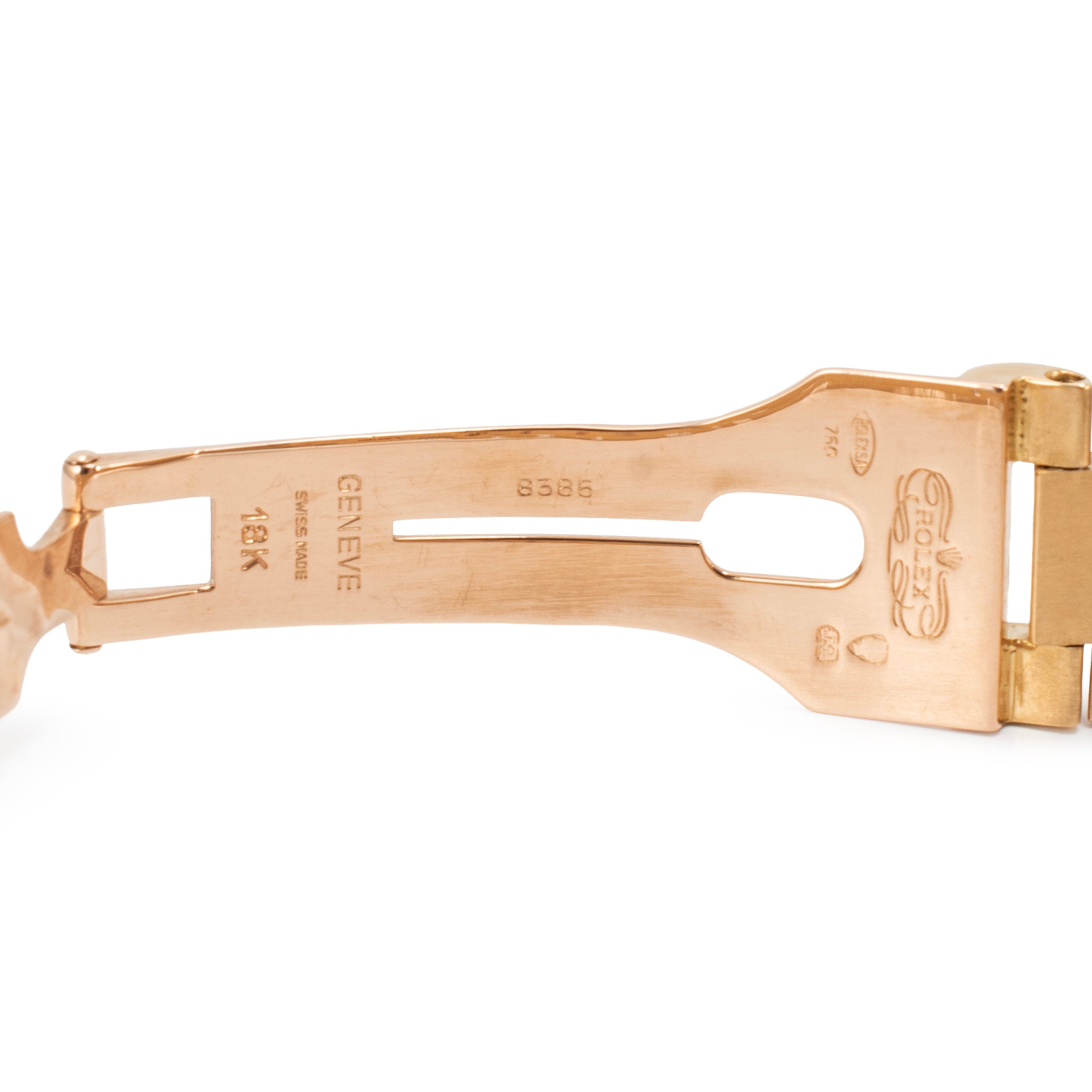 Rolex Day Date 36MM 18038 Champagne Dial Quick Set 18K Yellow Gold Watch