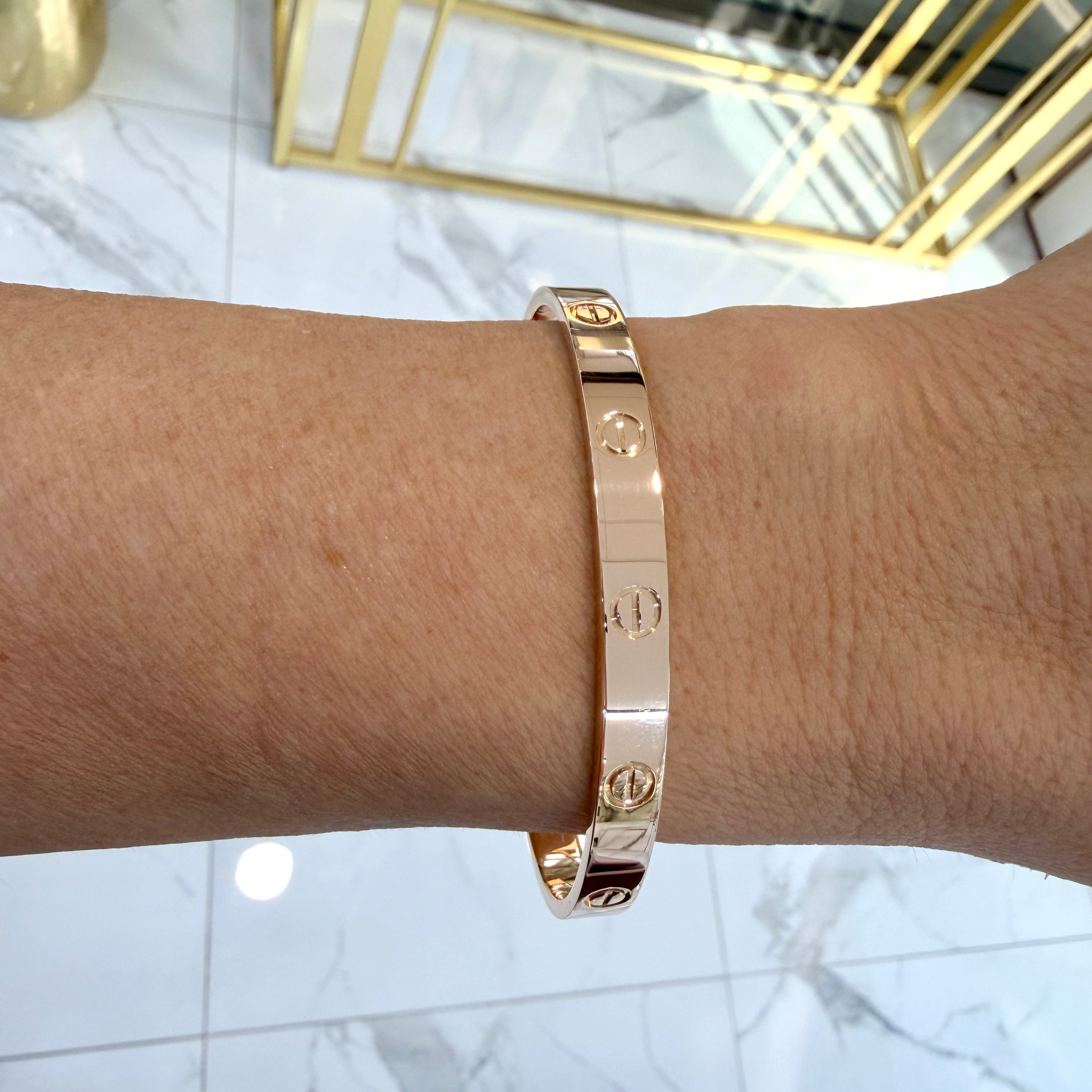Cartier Bangle & Cuff Bracelets 18K Gold Modern | DJP Jewelers