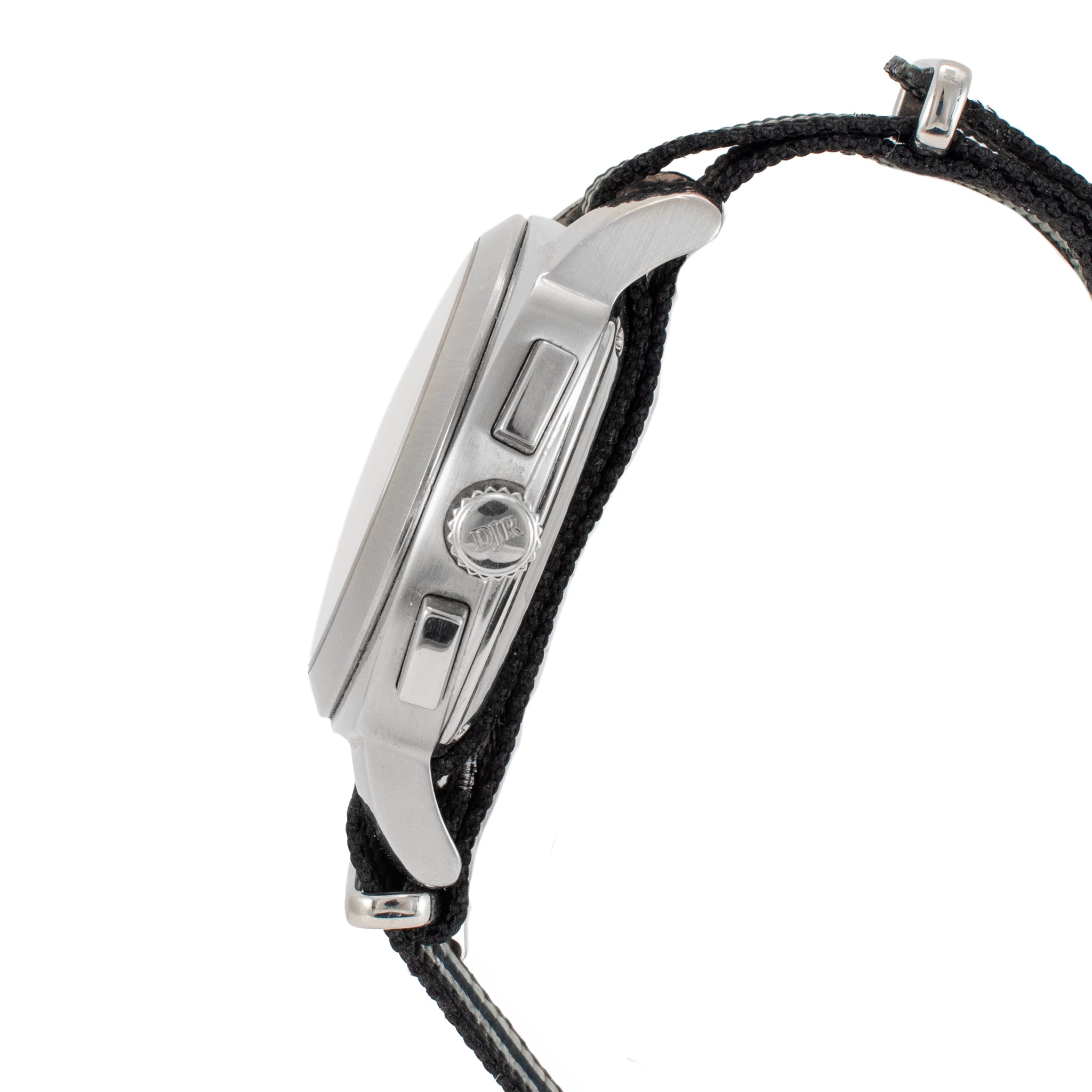 Jeanrichard Chronoscope 43MM 25030 NATO Strap Automatic Steel Watch