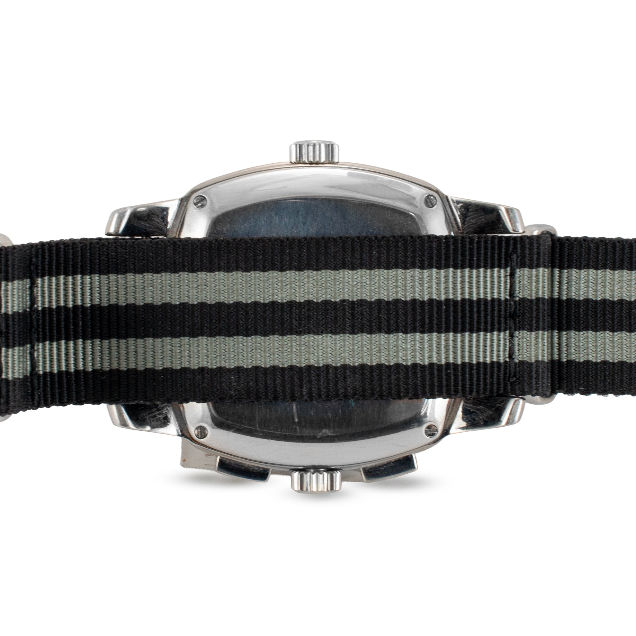 Jeanrichard Chronoscope 43MM 25030 NATO Strap Automatic Steel Watch