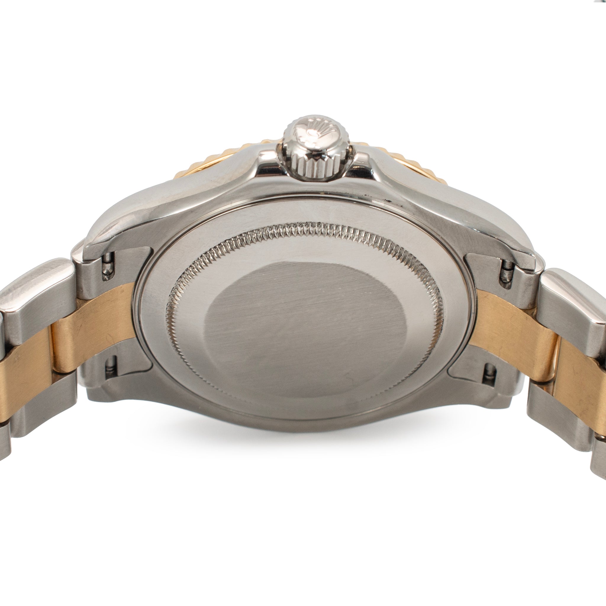 Rolex Yacht-Master 40MM 16623 Blue Dial Oyster 18K Yellow Gold Steel Watch