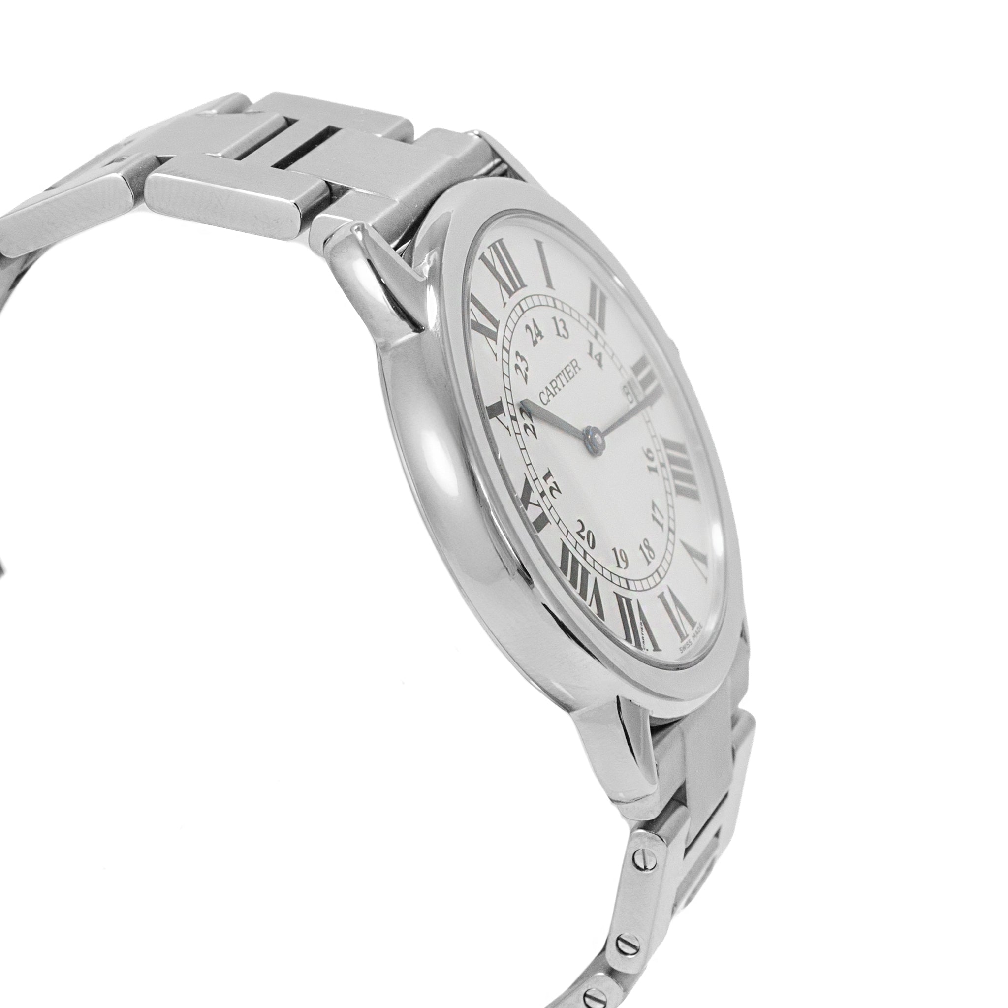 Cartier Ronde Solo de Cartier 36MM 3603 Silver Stainless Steel Quartz Watch