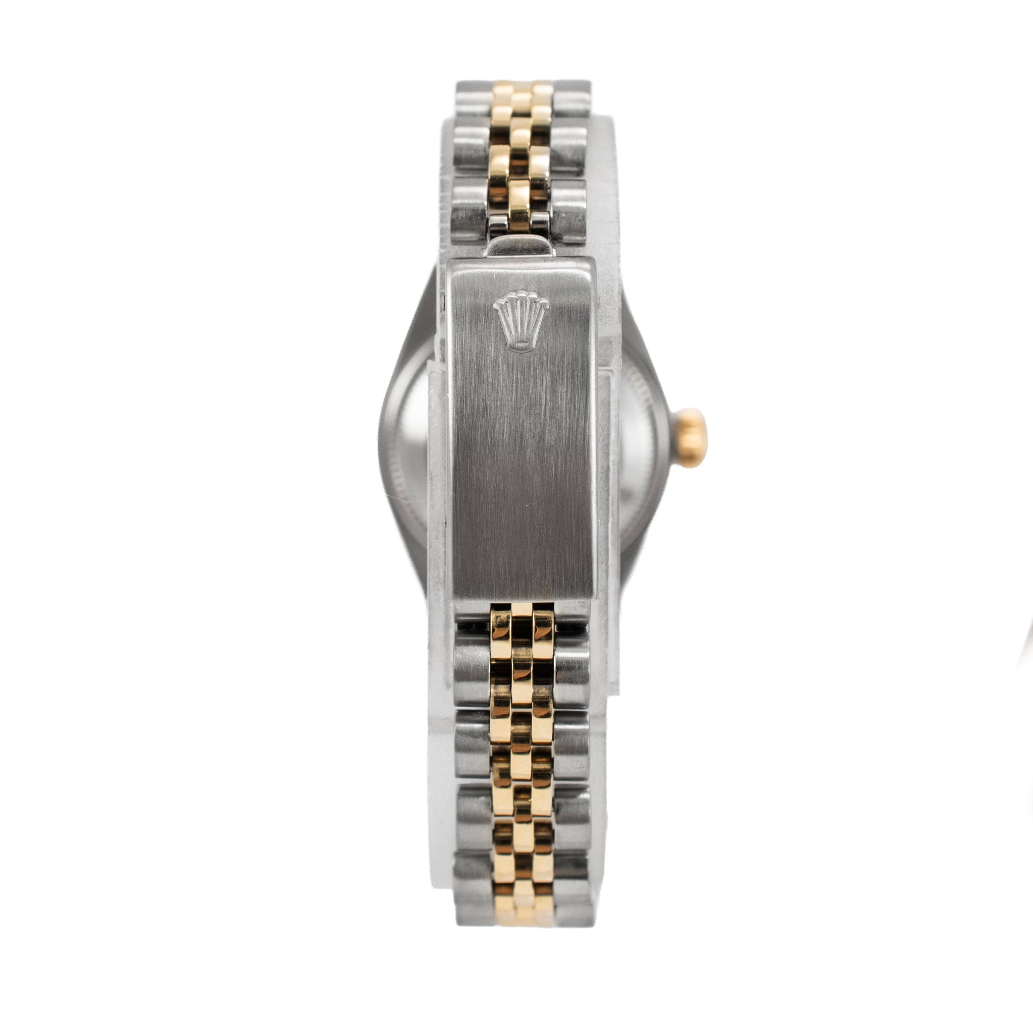 Ladies Rolex Oyster Perpetual Date 26MM 6917 Diamond Jubilee Gold Steel Watch