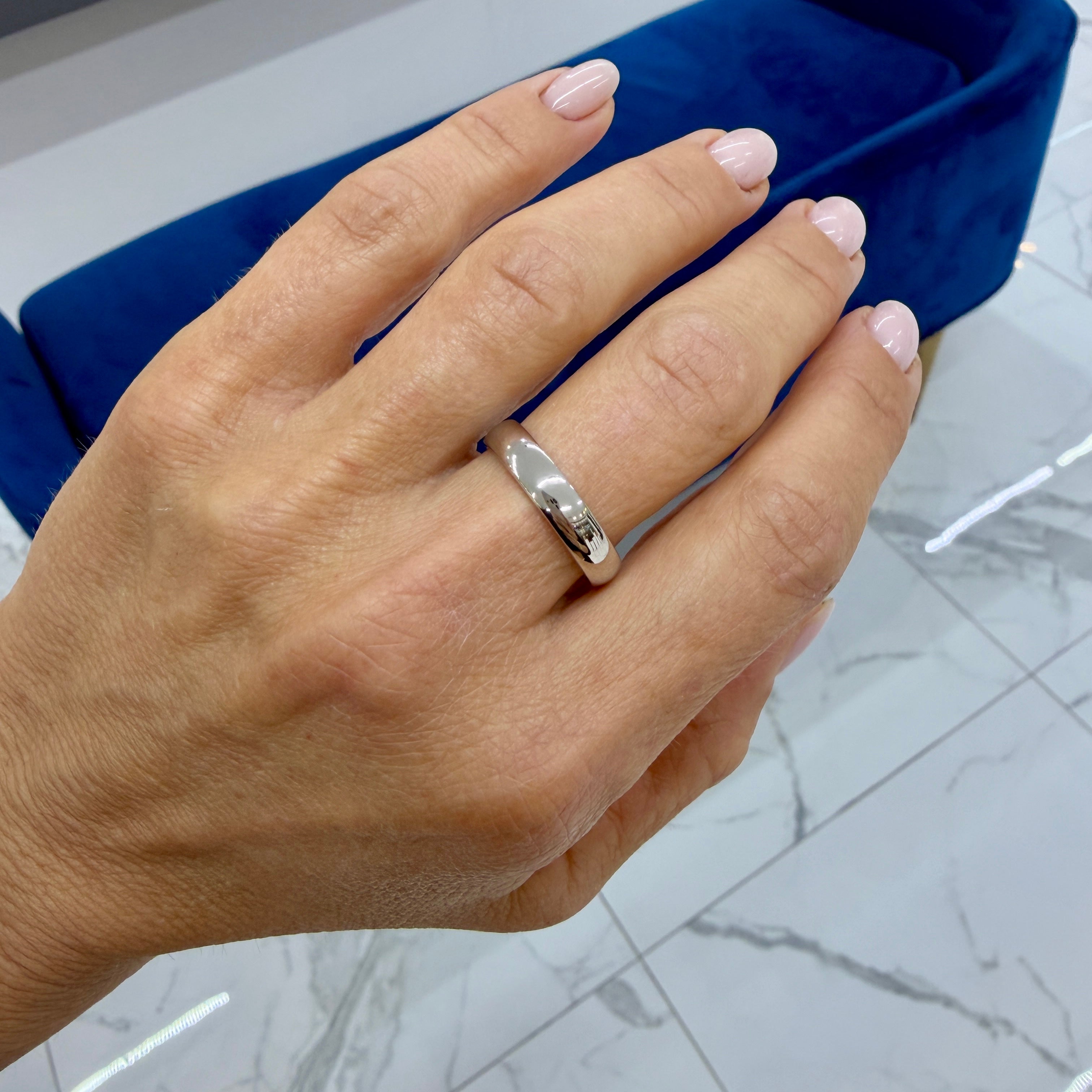 Men's Tiffany & Co. Tiffany Forever Platinum 950 4.5mm Lucida Wedding Band Ring