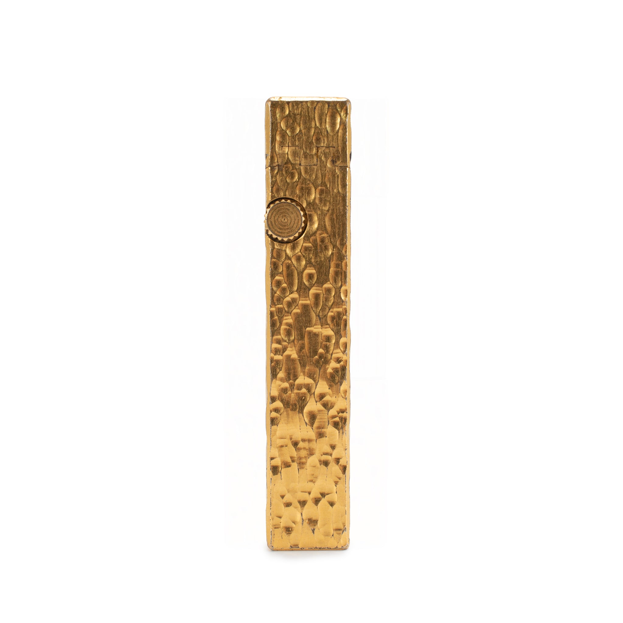 Vintage Dunhill Rollagas Swiss Made Gold Plated Bark Finish Lighter