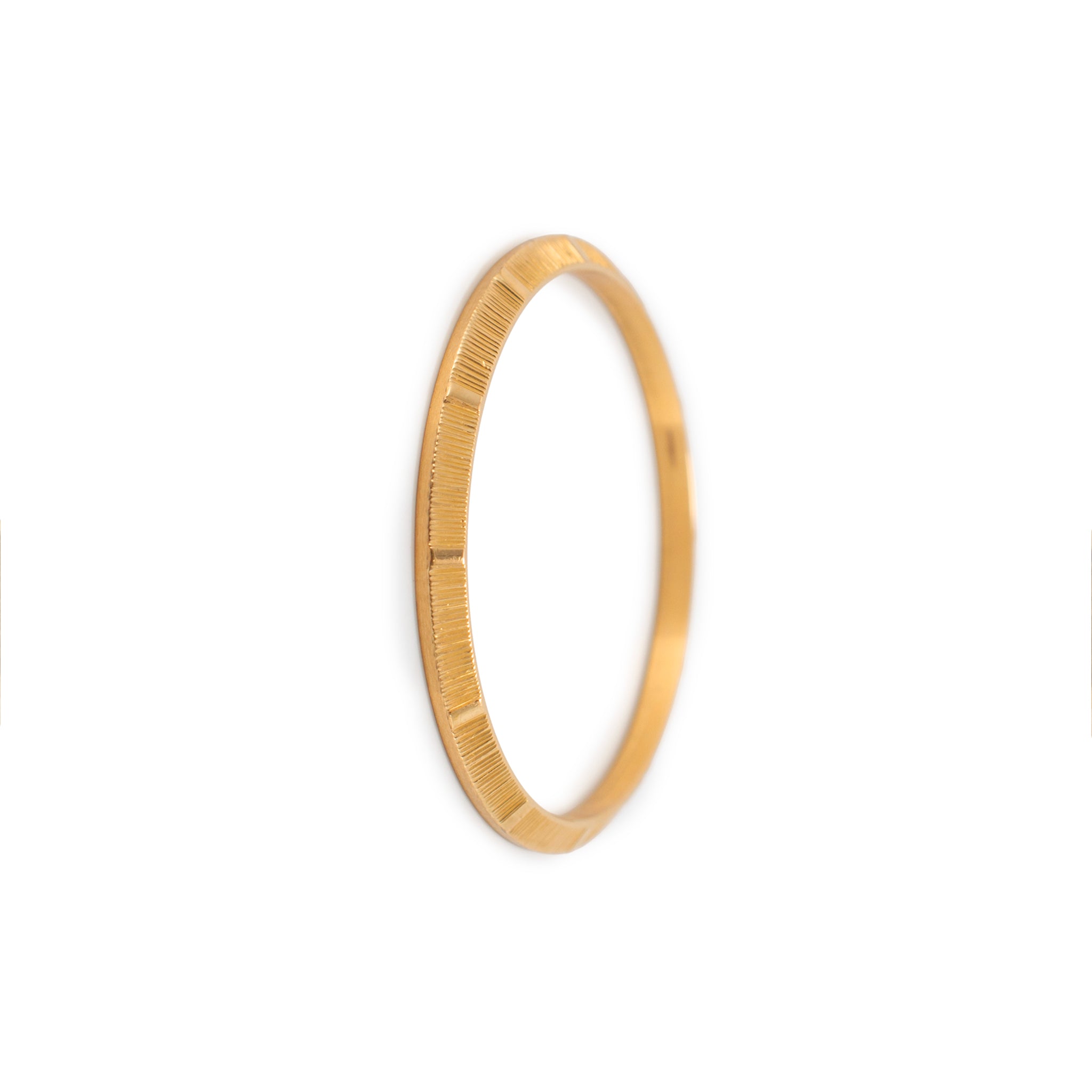 Factory Vintage Rolex 18K Yellow Gold Bark 26MM 69173/69178 Watch Bezel