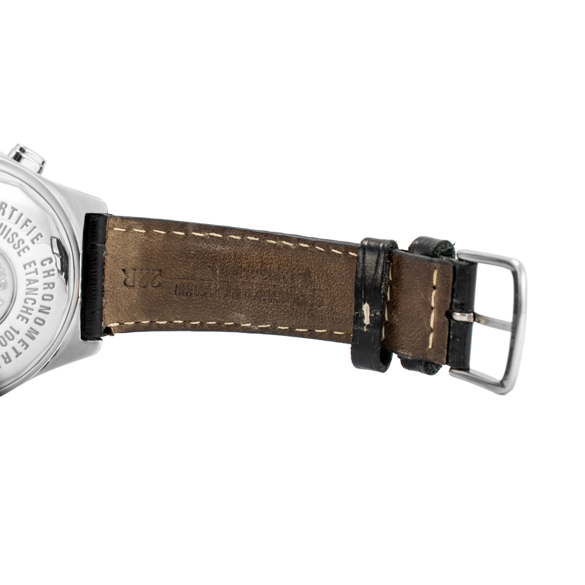 Breitling B-Two 44MM A42362 White Dial Chronograph Steel Watch