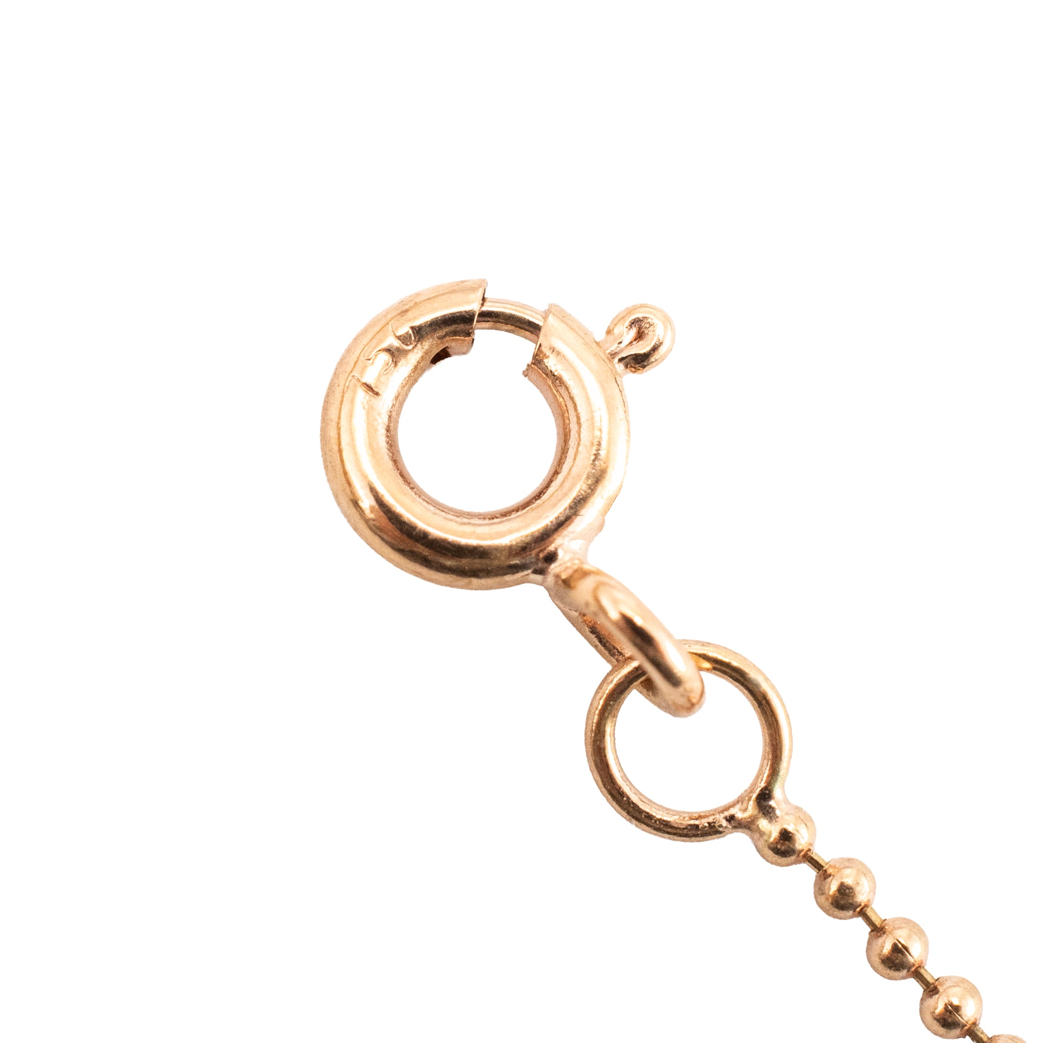 Tiffany & Co. 18K Rose Gold Ball Bead Chain Necklace