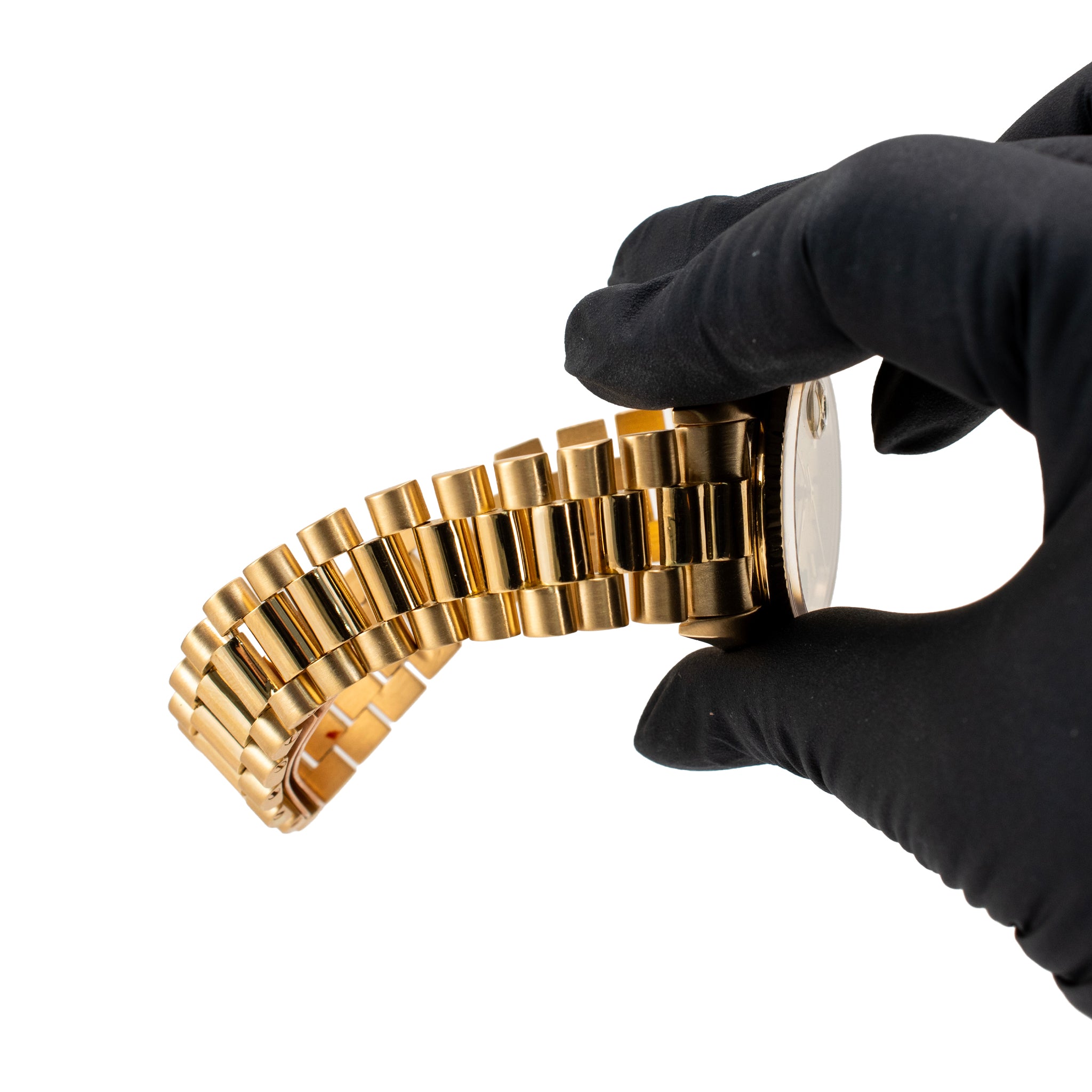 Rolex Day Date 36MM 18038 Champagne Dial Quick Set 18K Yellow Gold Watch