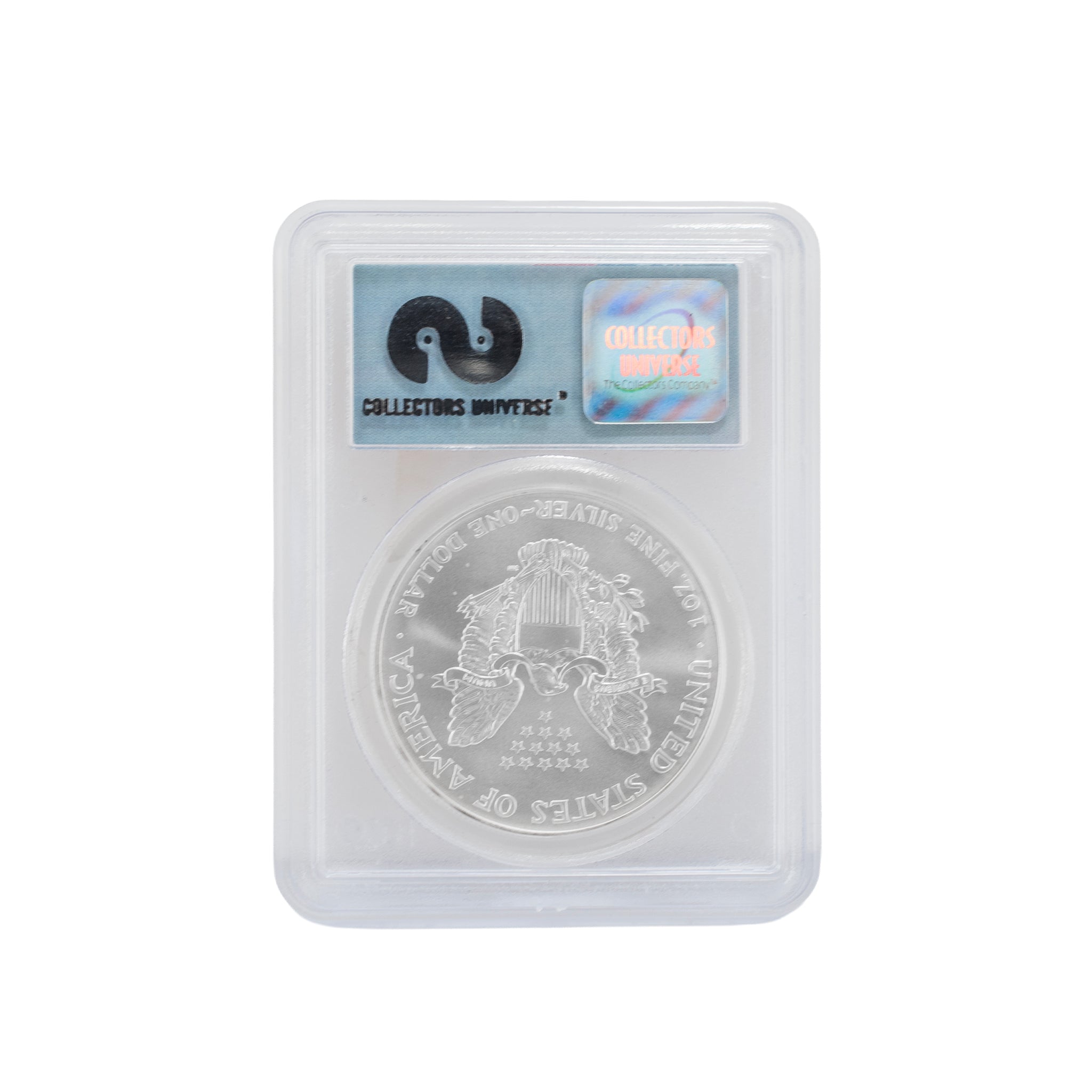 2001 American Silver Eagle Pcgs 1OZ 999 Silver $1 Wtc Ground Zero Recovery Coin