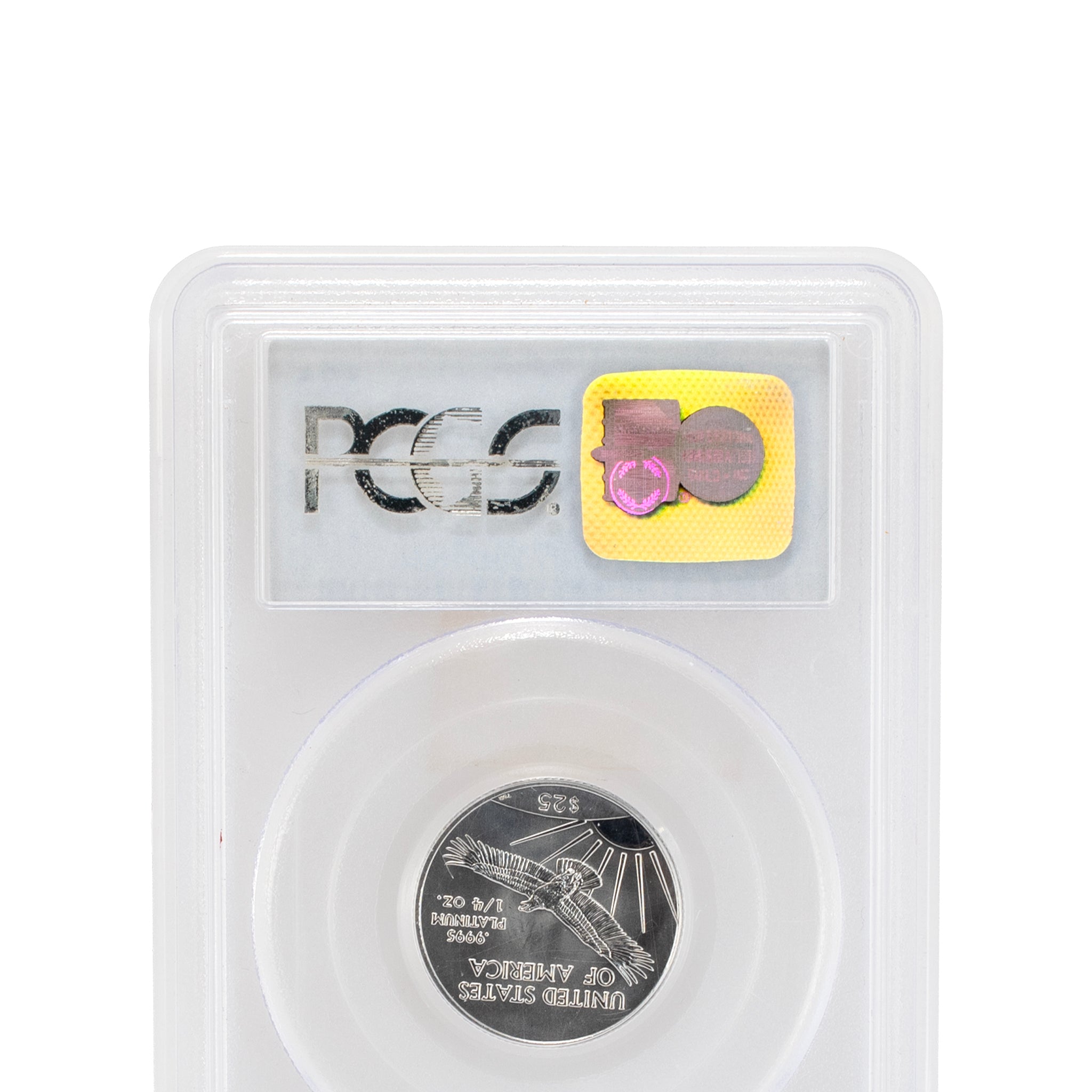 2003 25$ Pcgs MS69 0.25oz .9995 Platinum Statue Liberty Coin