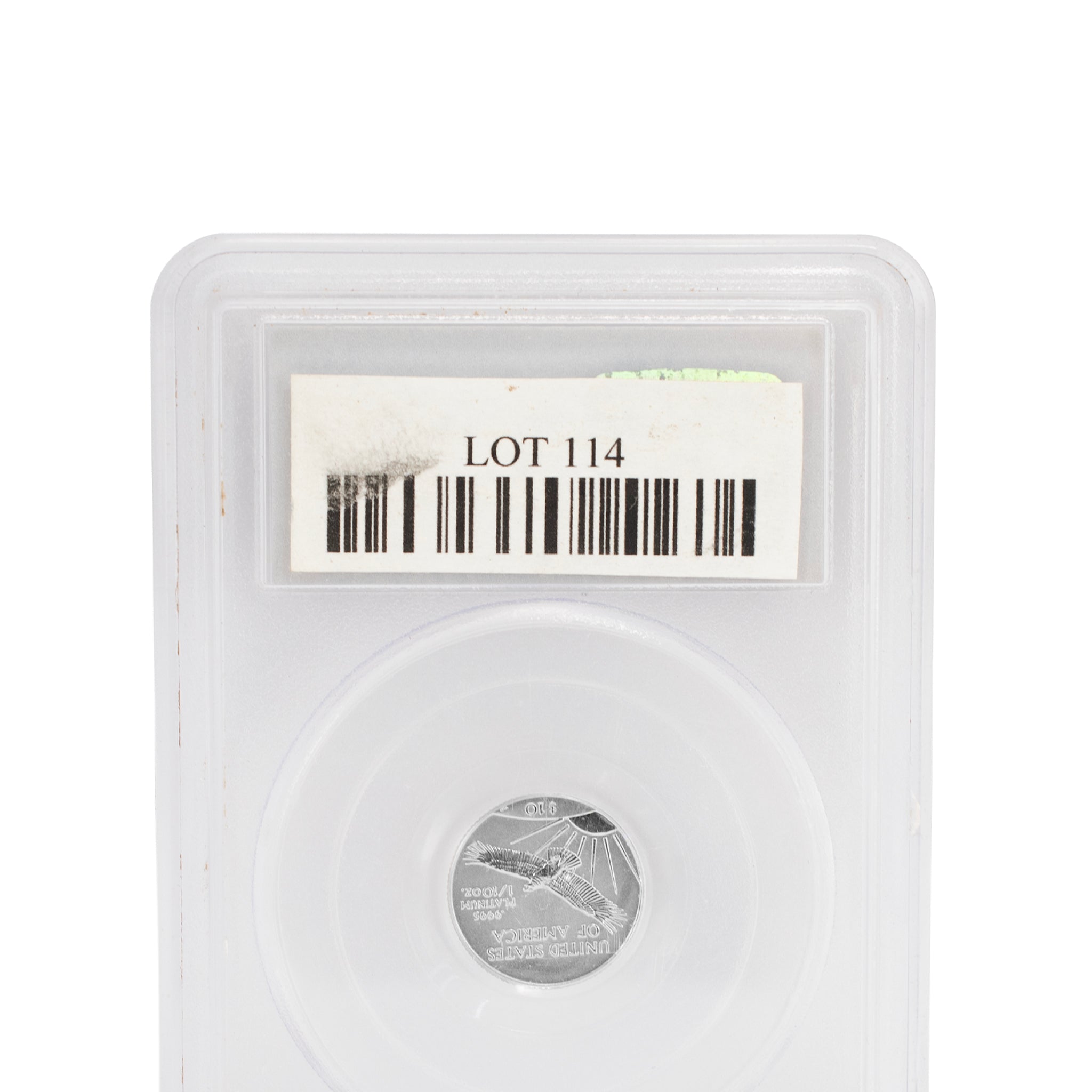 1998 10$ PCGS MS69 0.10oz .9995 Platinum Statue Liberty Coin